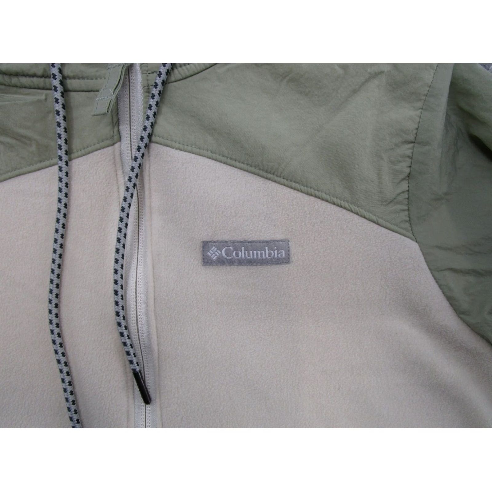 Vintage Columbia Women’s Lightweight Jacket Fleece Nylon 1/4 Zip Hooded Size M Outdoors Size M / US 6-8 / IT 42-44 - 2 Thumbnail