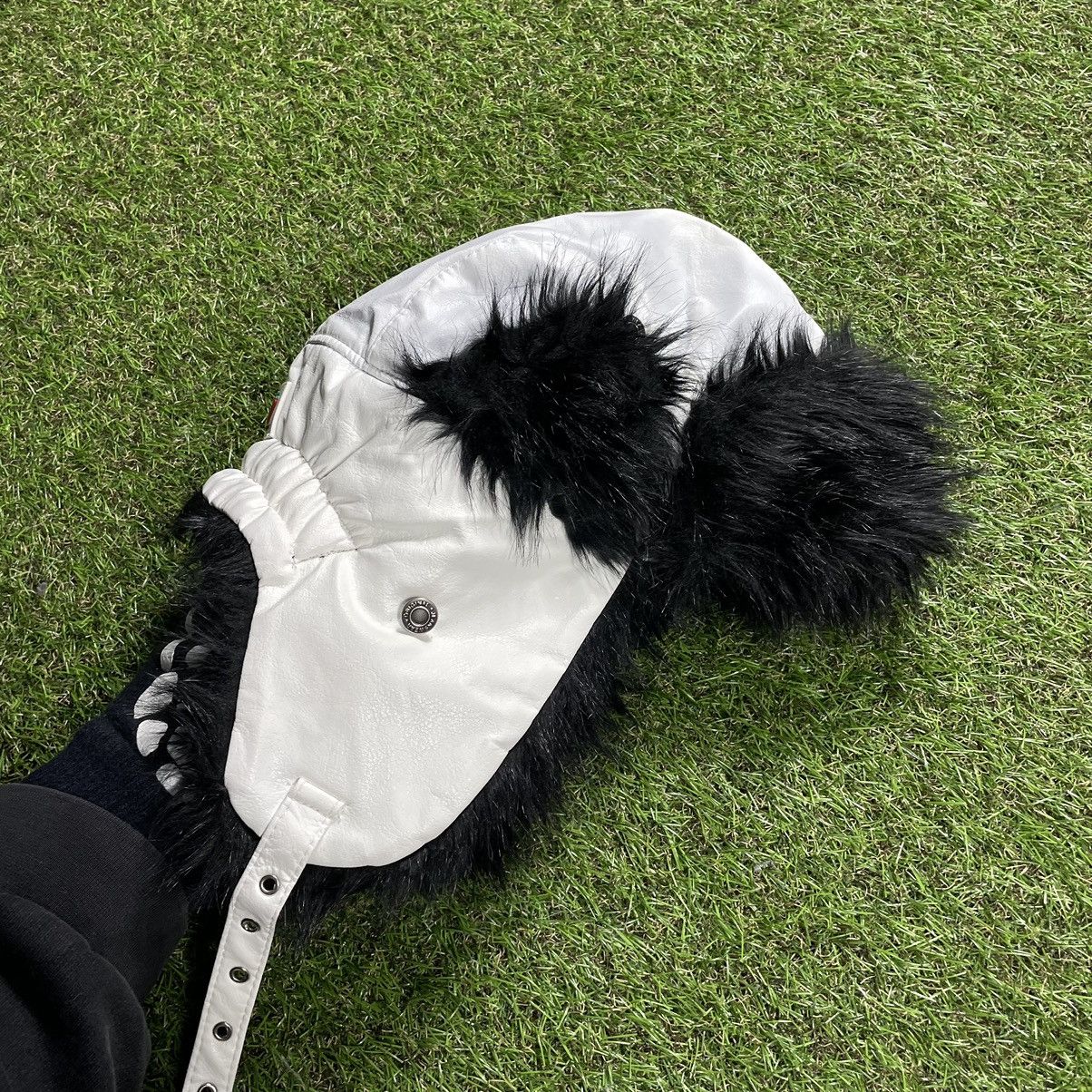 Vintage Vintage 90s Alt Mohair Beanie Furry Knit Grunge Tapered OS Size ONE SIZE - 4 Thumbnail