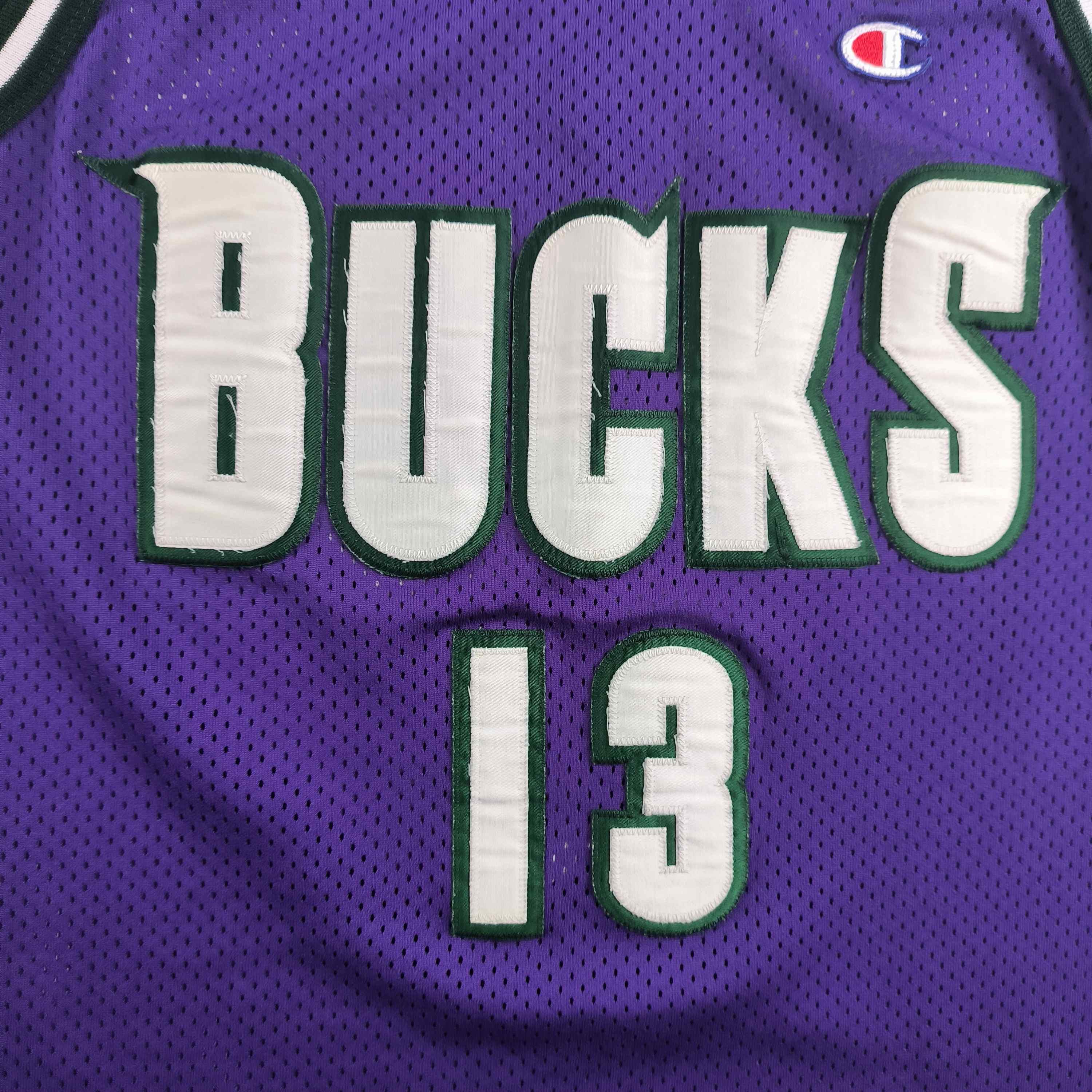 Champion Milwaukee Bucks Glenn Robinson Authentic NBA jersey size 44 Size US L / EU 52-54 / 3 - 3 Thumbnail
