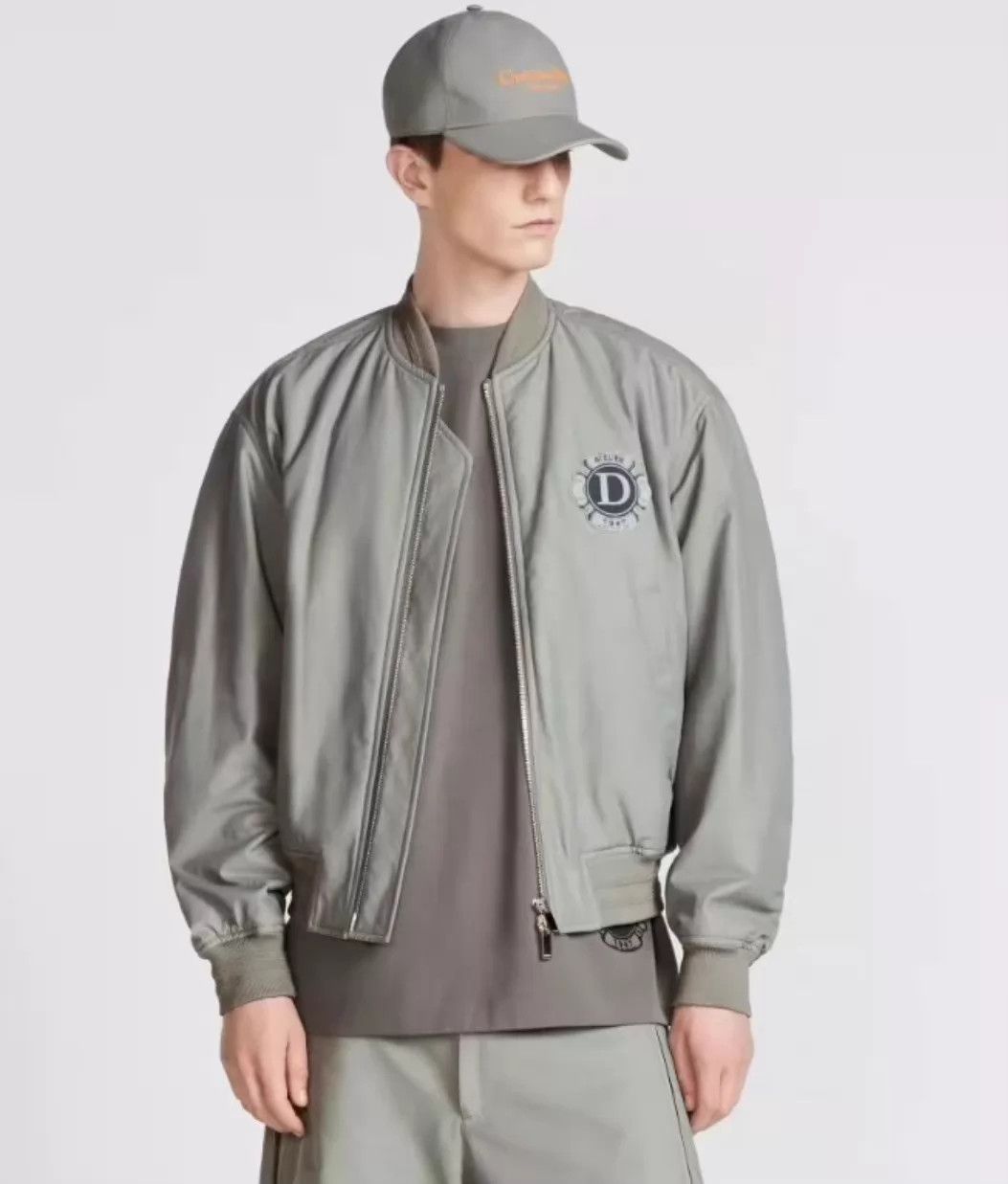 Dior DIOR SS24 Logo Print Zipper LS Jacket Yushi Size US L / EU 52-54 / 3 - 9 Thumbnail