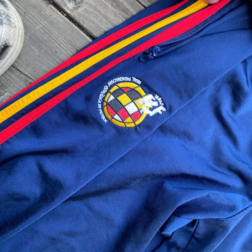 Adidas × Vintage Vintage 2001 Adidas Spain National Team Soccer Jersey Pants Size US 36 / EU 52 - 3 Thumbnail