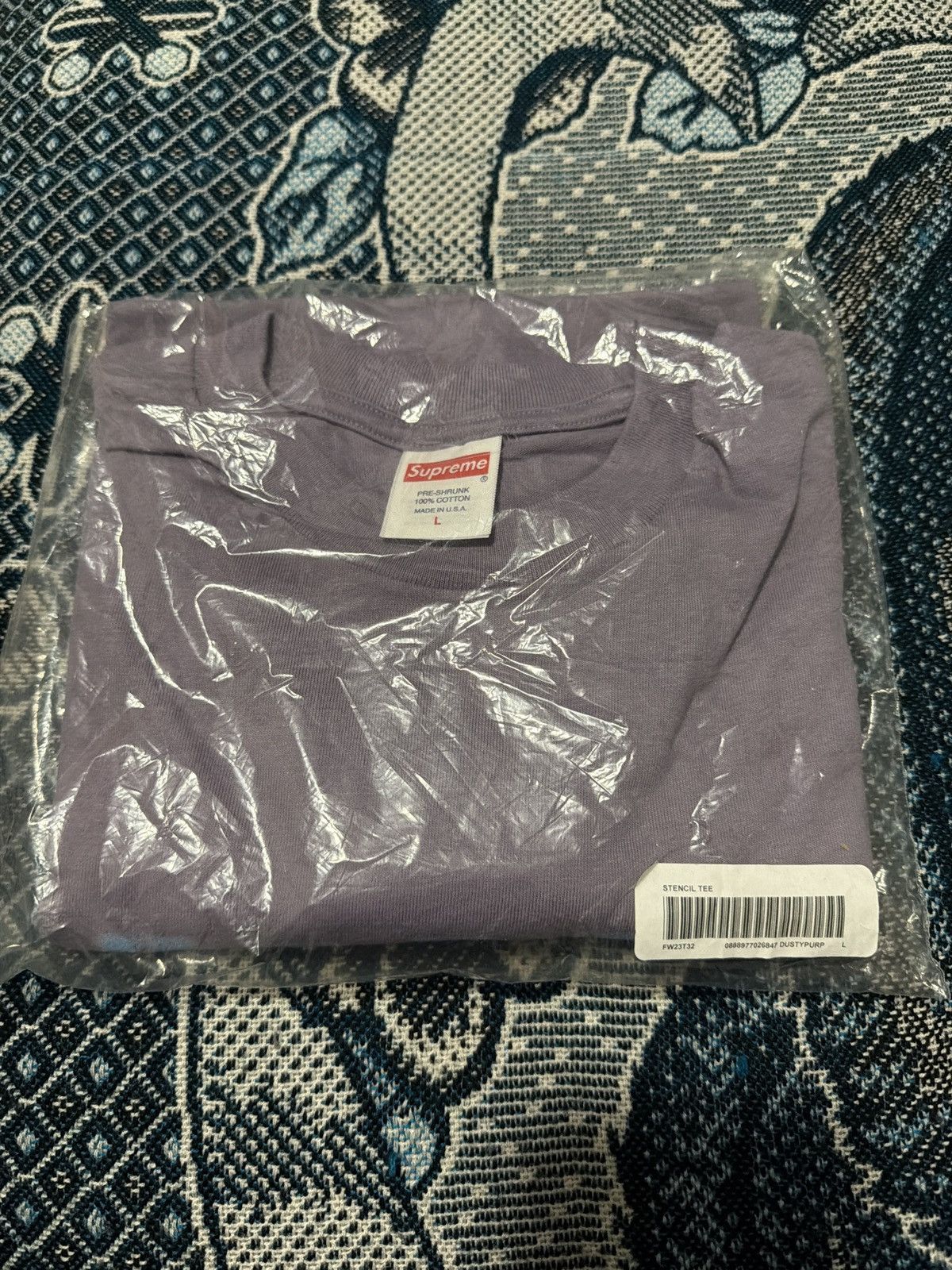 Supreme Supreme Stencil Tee FW23 Size US L / EU 52-54 / 3 - 2 Thumbnail