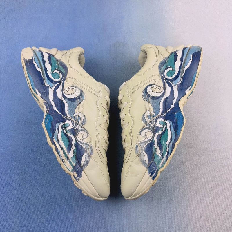 Gucci Gucci Rhyton Graphic Print Low-Top Dad Sneakers - Size US 9.5 / EU 42-43 - 6 Thumbnail