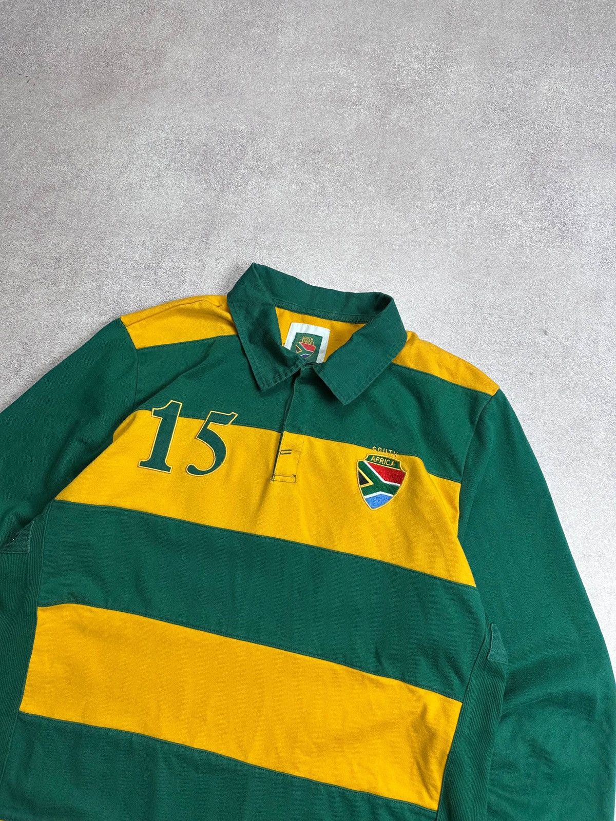 Vintage Vintage South Africa Boxy Rugby Shirt Y2K Rare XL Size US XL / EU 56 / 4 - 2 Thumbnail
