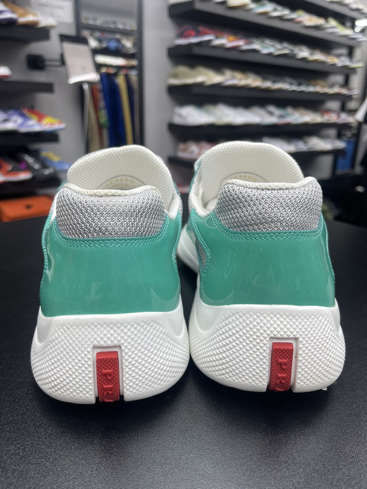 Prada Size 8/41EU - Prada Arena Low Tops Light Blue Size US 8 / EU 41 - 4 Thumbnail