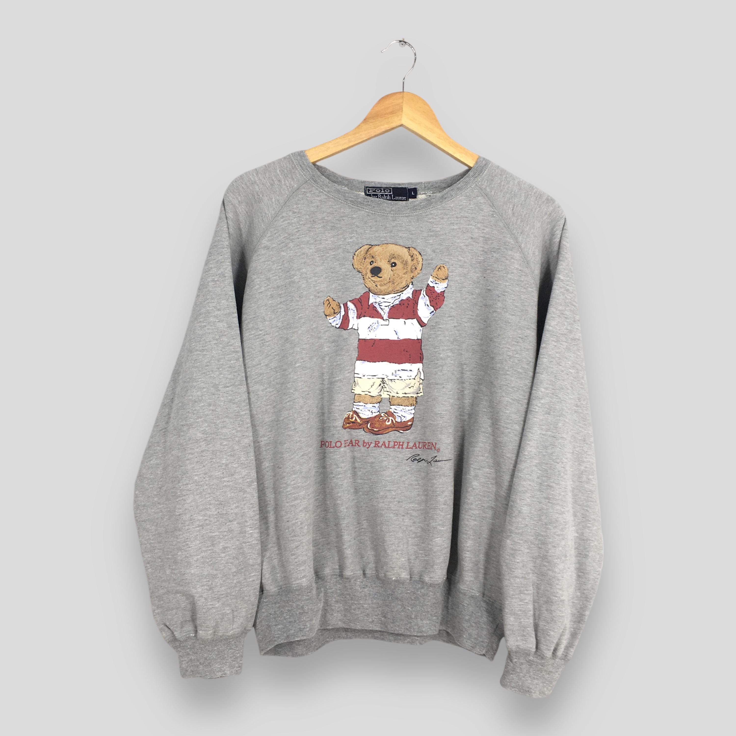 Polo Ralph Lauren Vintage 90s Polo Bear Polo Ralph Lauren Sweatshirt Large Size US L / EU 52-54 / 3 - 1 Thumbnail