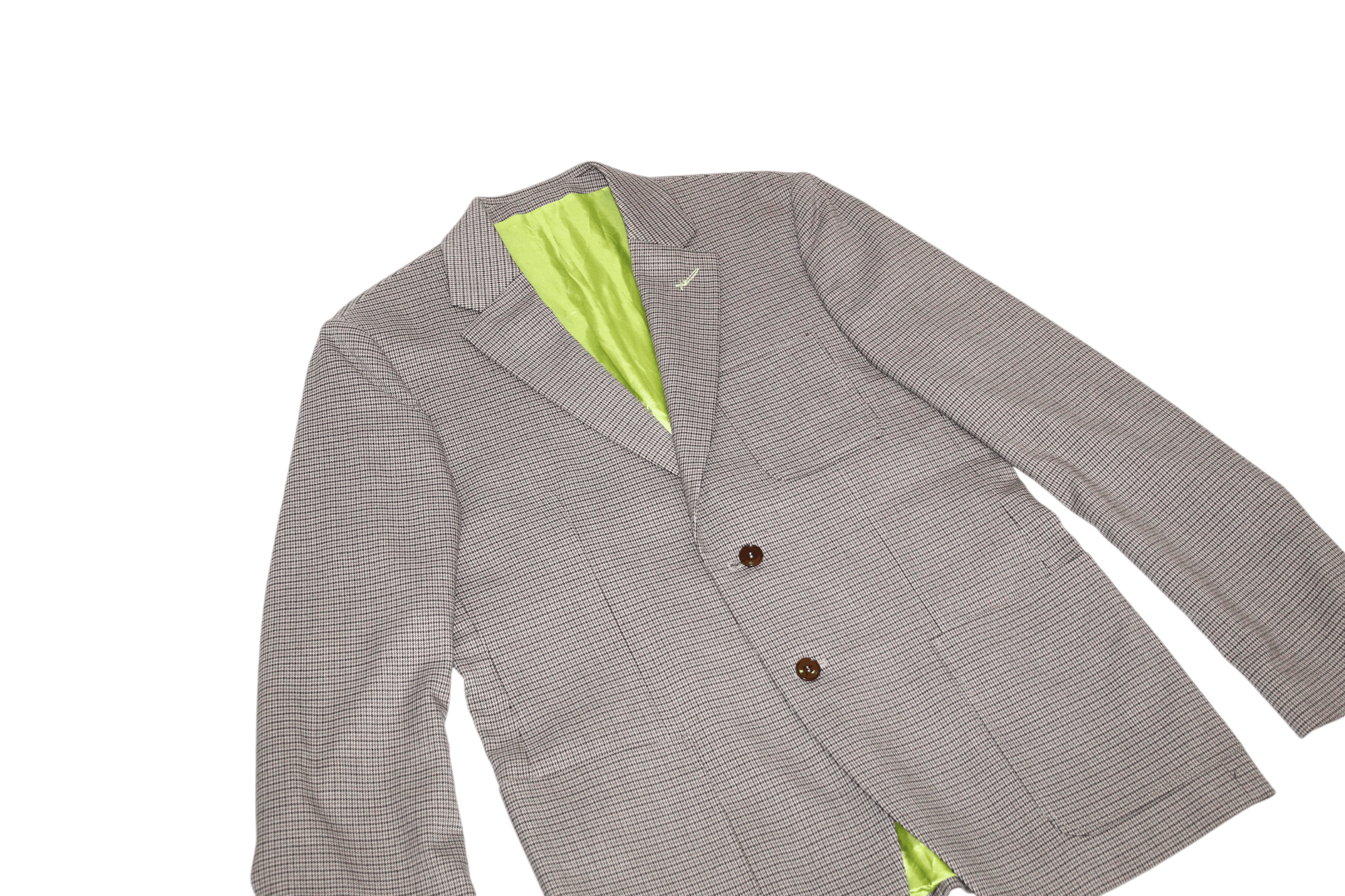 Other Circle Of Gentlemen Classic Houndstooth Blazer Satin Lining Size US L / EU 52-54 / 3 - 2 Thumbnail
