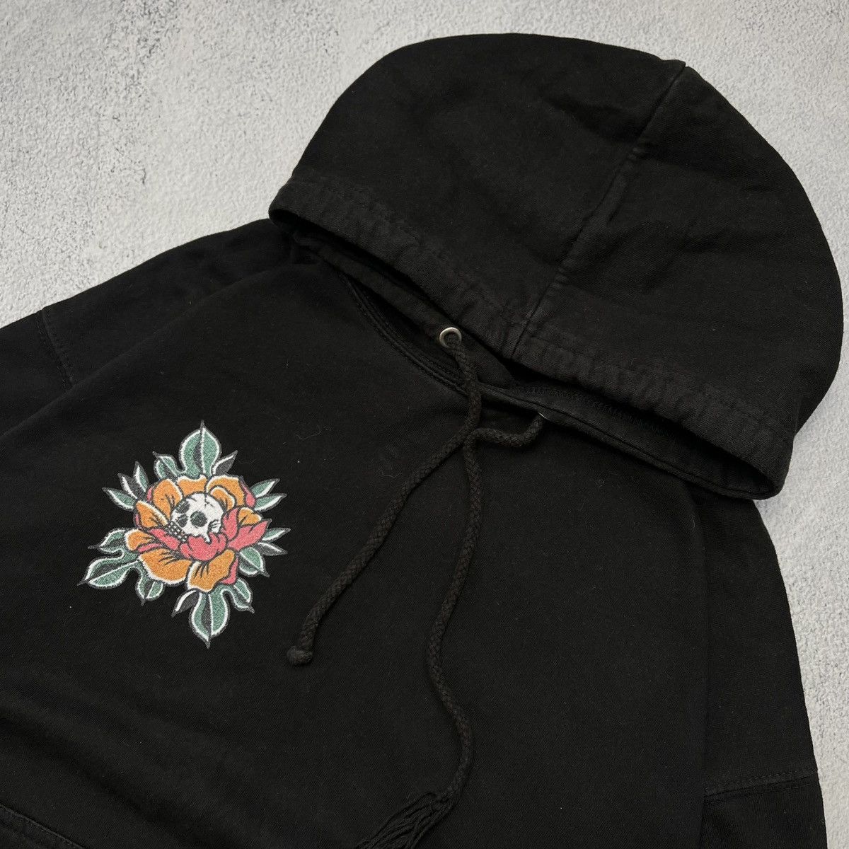 Japanese Brand × Vintage Vintage Just Hoods Ed Hardy style crazy y2k oversized hoodie Size US S / EU 44-46 / 1 - 3 Thumbnail
