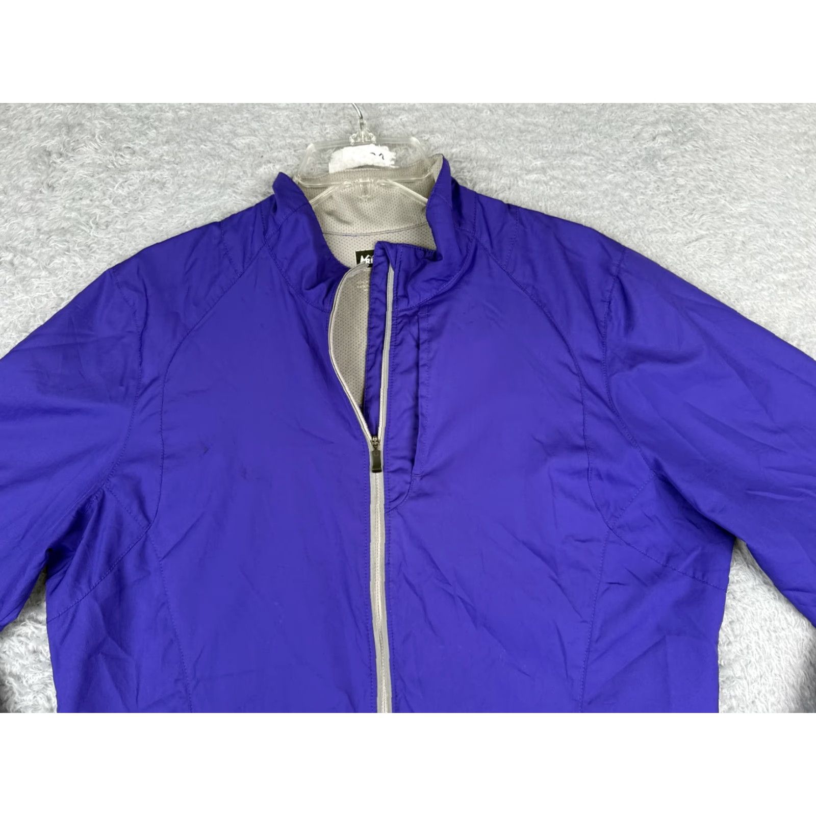 Vintage REI Jacket Women Large Purple Lightweight Windbreaker Full Zip Run Walk Size L / US 10 / IT 46 - 4 Thumbnail