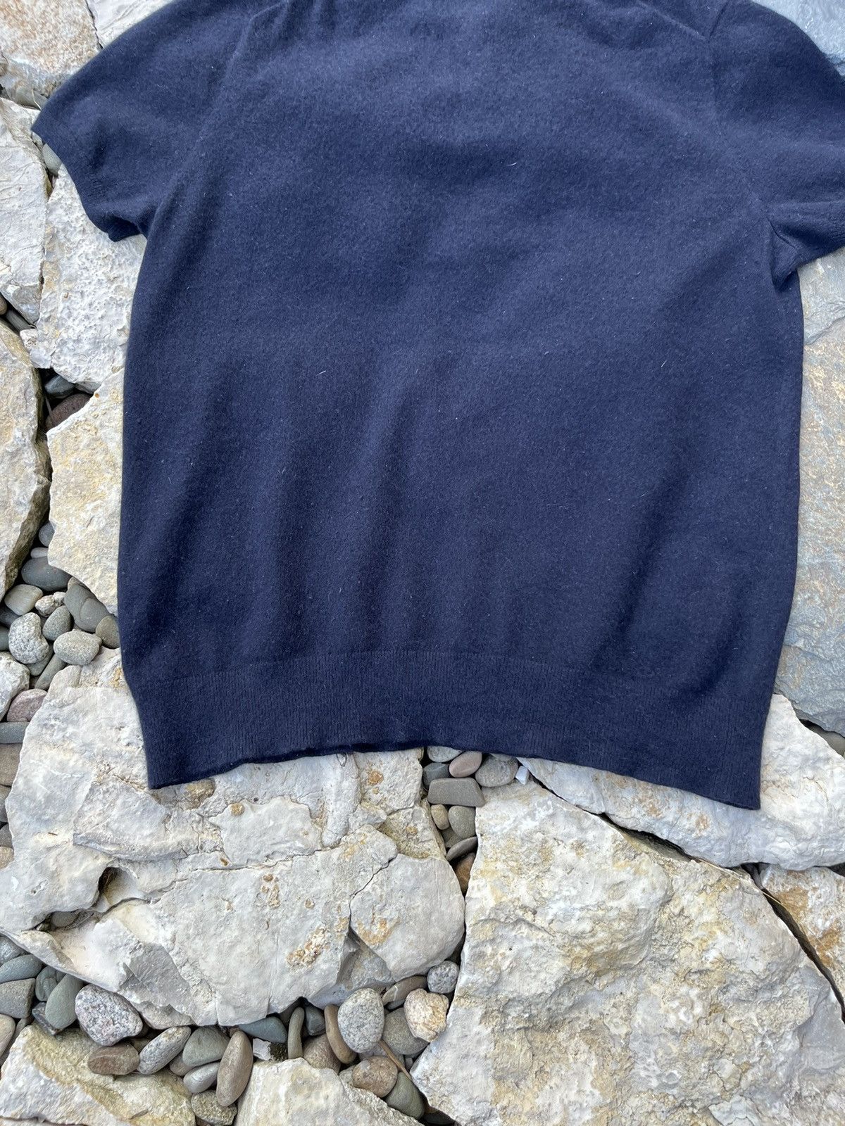 Club Monaco Club Monaco 100% Italian cashmere knit polo tee sweater Size US M / EU 48-50 / 2 - 18 Thumbnail