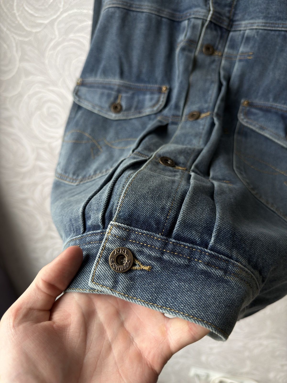 RRL Ralph Lauren Ralph Lauren RRL Double RL Blue Denim Trucker Jacket Cowboy Size US L / EU 52-54 / 3 - 5 Thumbnail