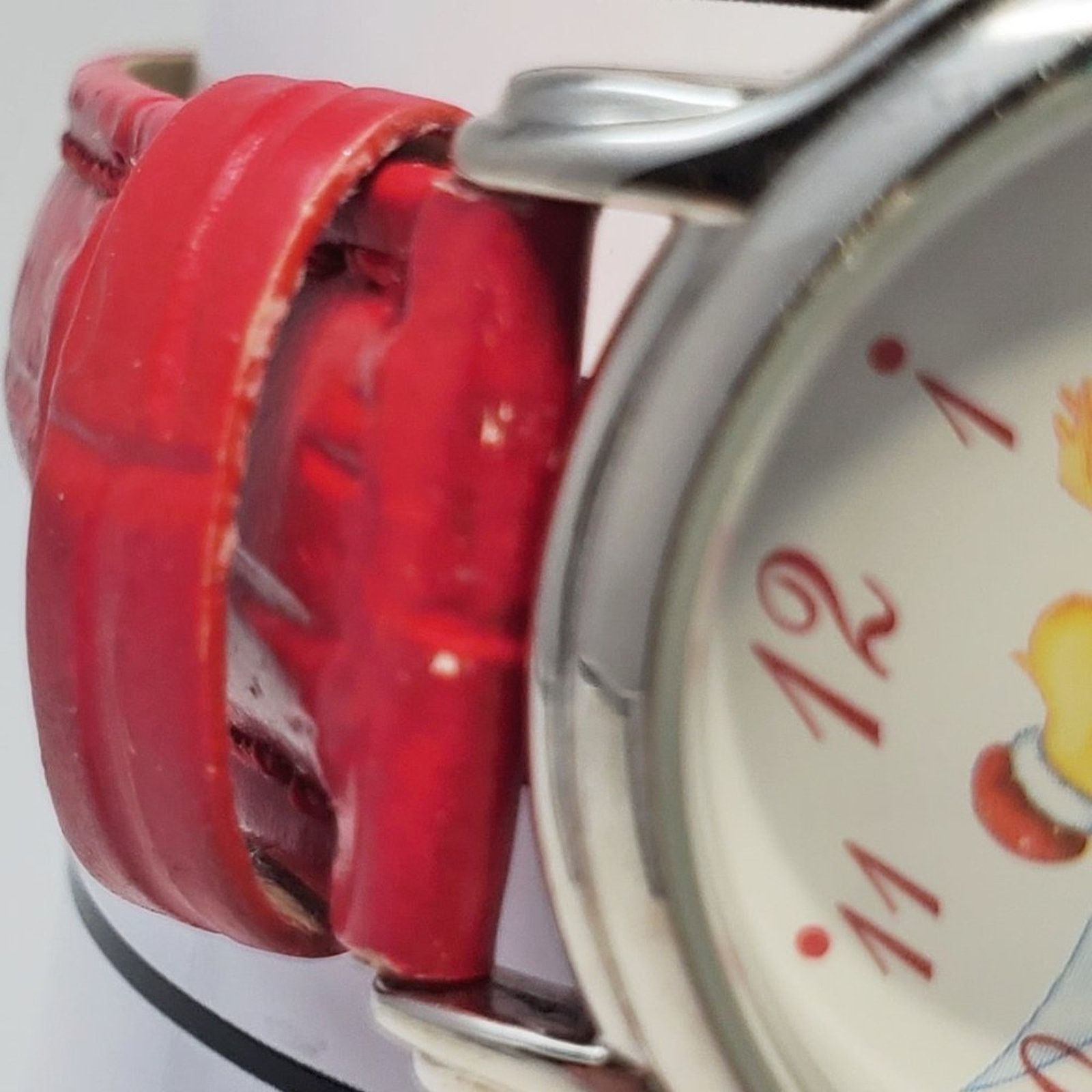 Disney Disney Tinker Bell Holiday Quartz Watch Silver Red Leather Size ONE SIZE - 11 Thumbnail