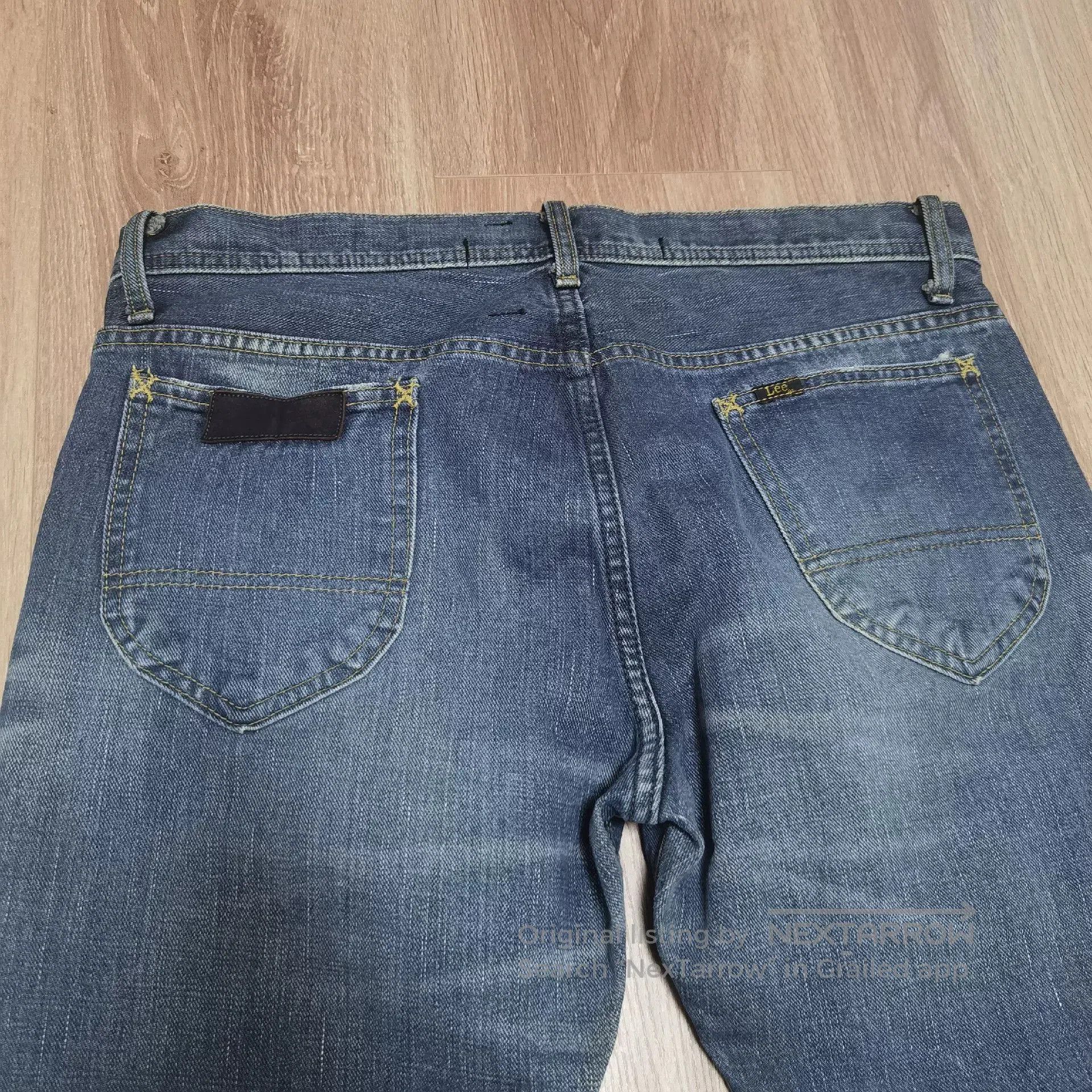 Lee Lee Riders Japanese Graffiti Strap Jeans. Size US 36 / EU 52 - 5 Thumbnail