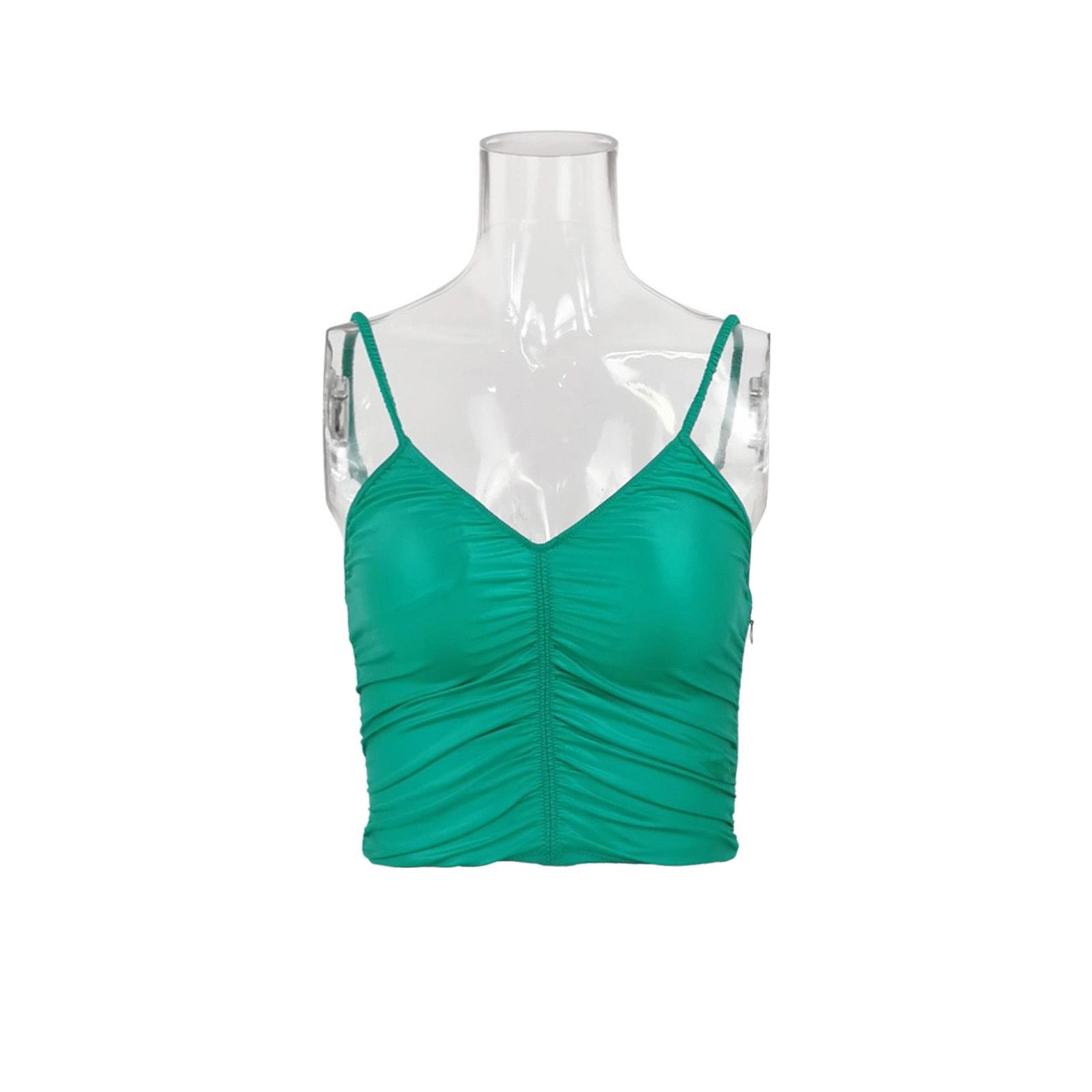 Alexander Wang Alexander Wang Green Sleeveless Crop Top Size XS Size XS / US 0-2 / IT 36-38 - 1 Thumbnail