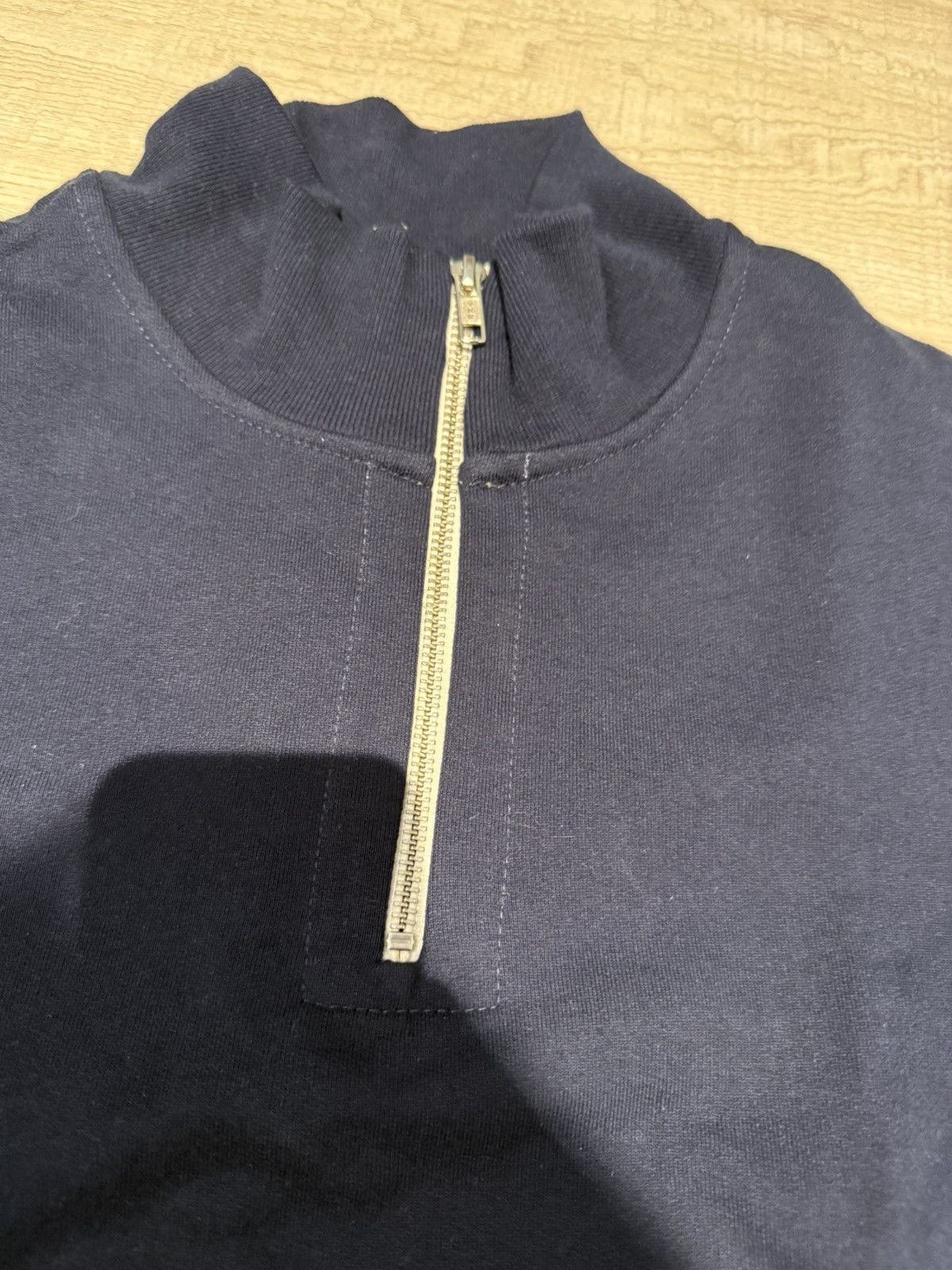Merz B. Schwanen Navy Quarter Zip Size US M / EU 48-50 / 2 - 2 Thumbnail