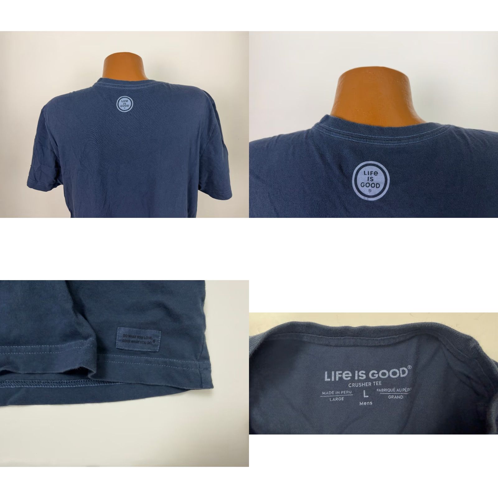 Life is Good Life is Good Shirt Men Large Drum Kit Band Music Pun Weapons of Mass Percussion Size US L / EU 52-54 / 3 - 8 Thumbnail