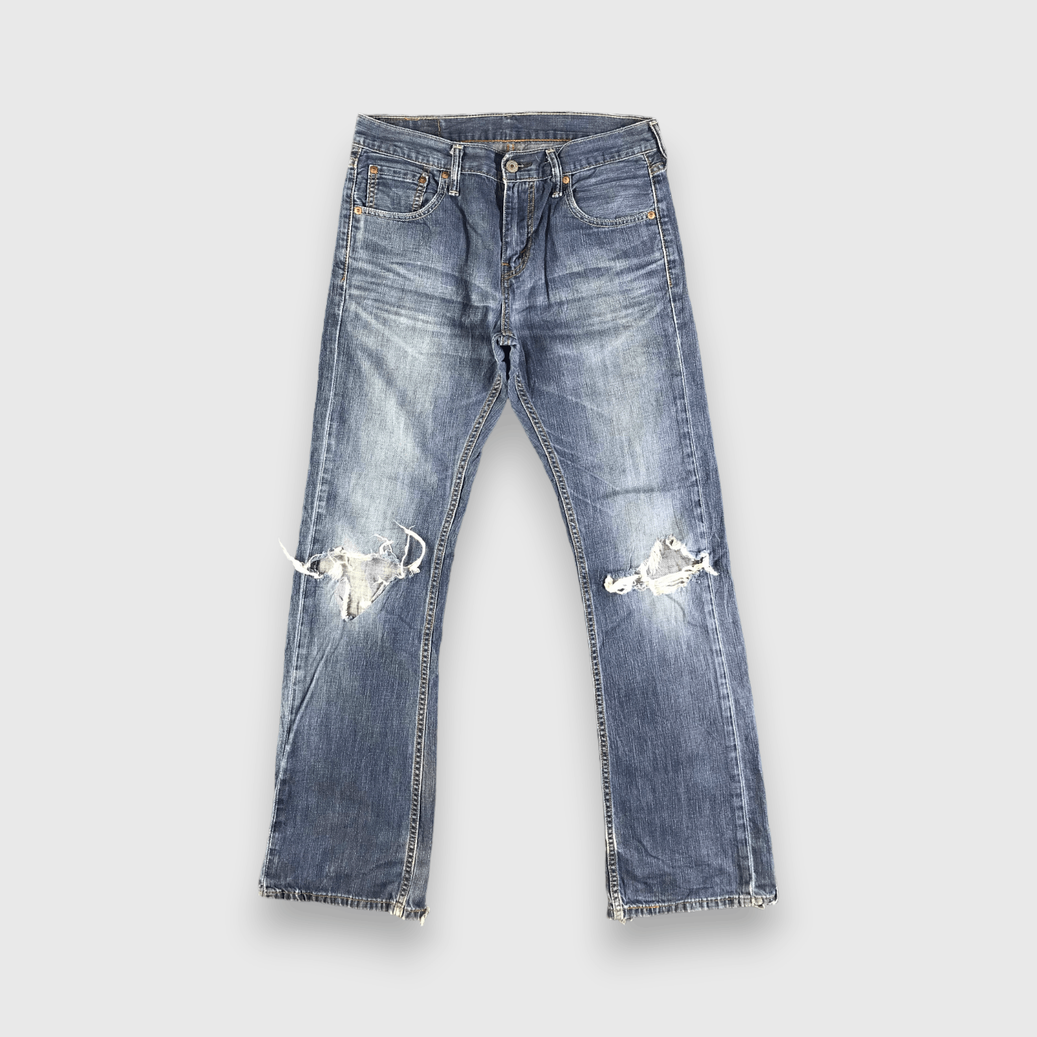 Levi's Vintage Blue Wash Levis 527 Jeans-J4288 Size US 31 - 1 Thumbnail