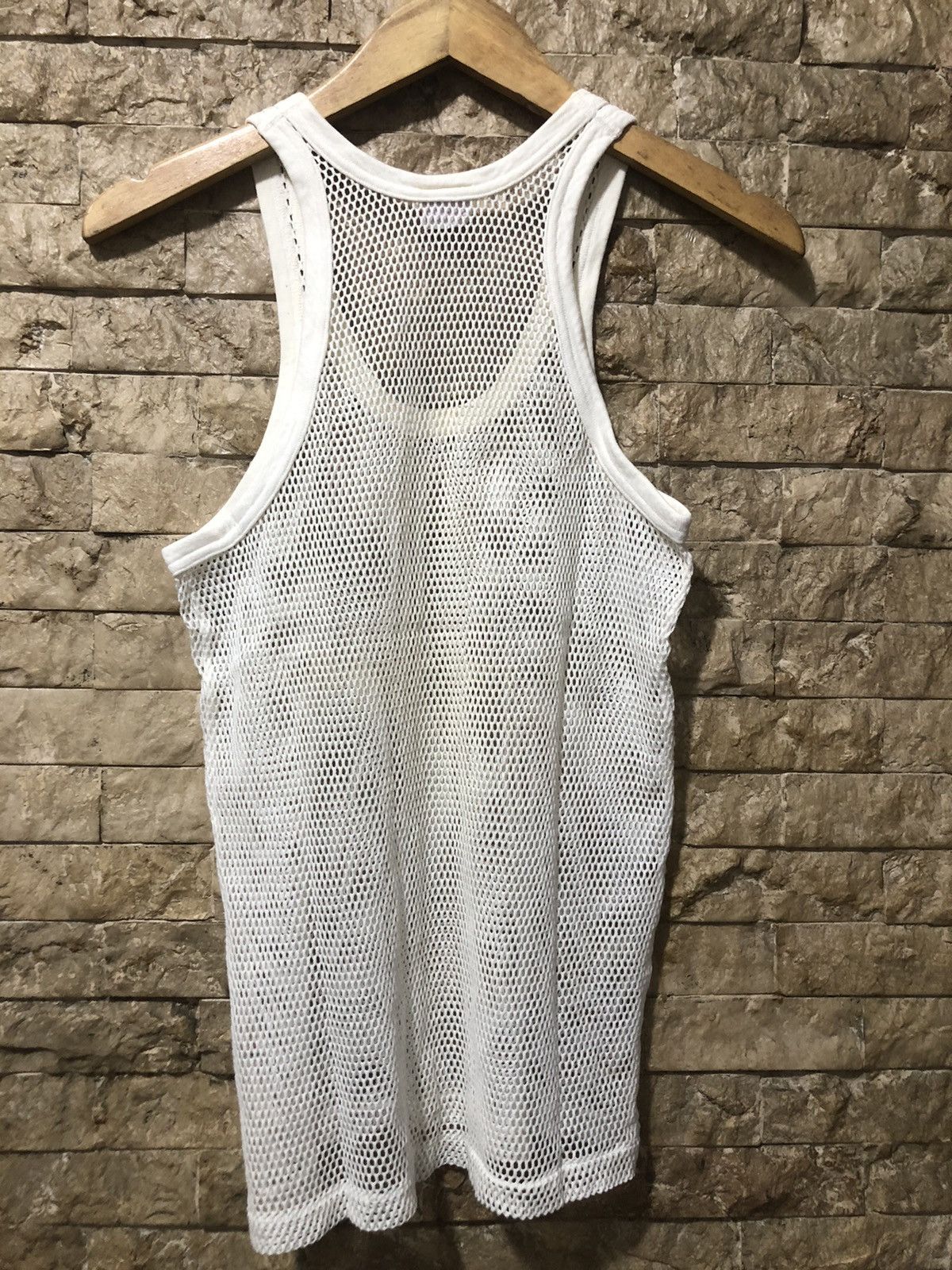 If Six Was Nine × Japanese Brand × Le Grande Bleu (L.G.B.) Vintage BVD Mesh Tanktop Size US M / EU 48-50 / 2 - 5 Thumbnail