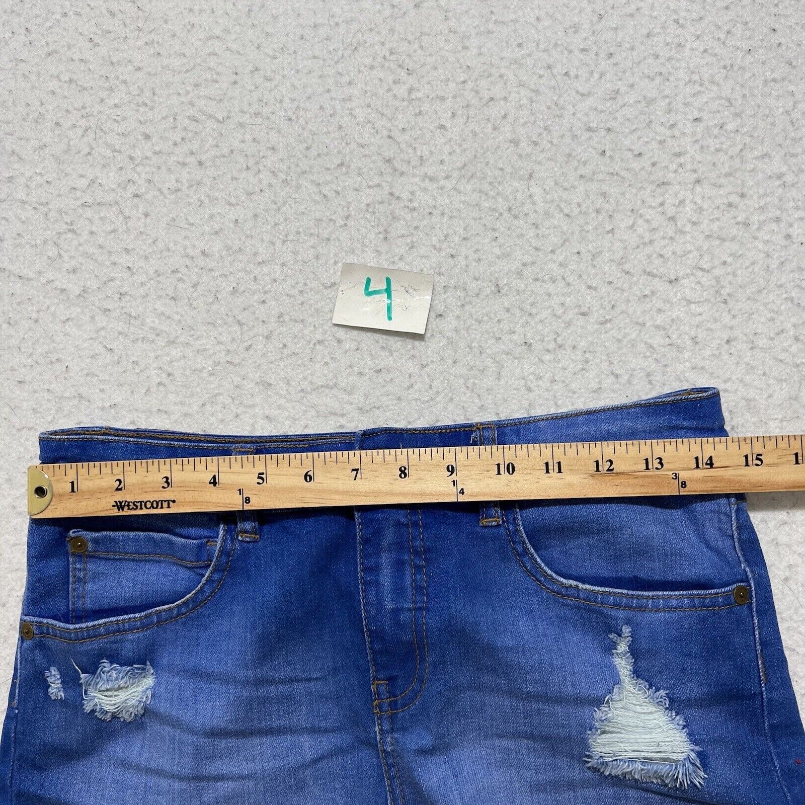 Billabong Billabong 27 Mid Rise Denim 2” Inseam Jean Shorts Blue Size 27" / US 4 / IT 40 - 9 Thumbnail