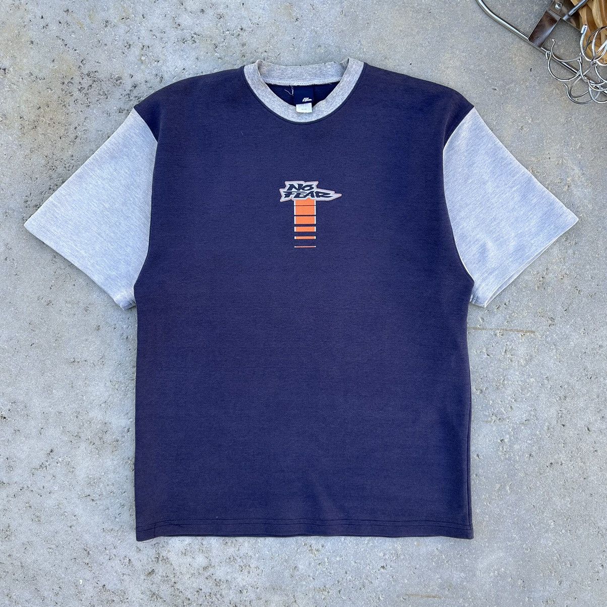 No Fear VTG 2000’s Y2K No Fear Two Tone Center Logo Graphic Shirt Size US M / EU 48-50 / 2 - 1 Thumbnail