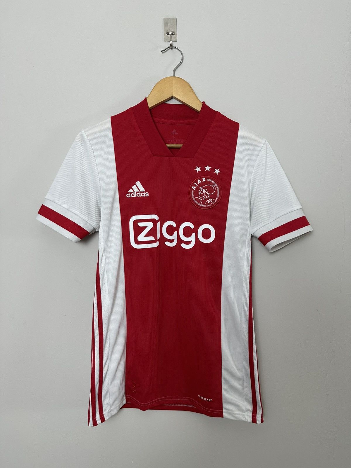 Adidas Ajax 2020 2021 home football shirt jersey men’s Small Size US S / EU 44-46 / 1 - 1 Thumbnail