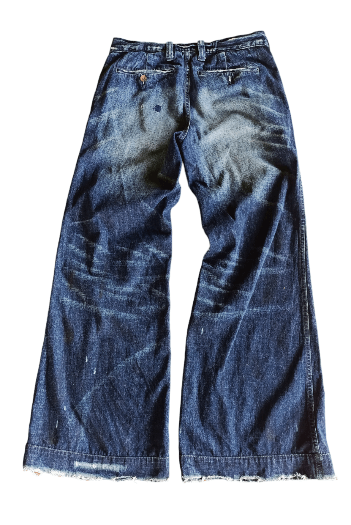 Ralph Lauren RALPH LAUREN x BAGGY JEANS x DISTRESS STYLE x VINTAGE Size 30" / US 8 / IT 44 - 2 Thumbnail
