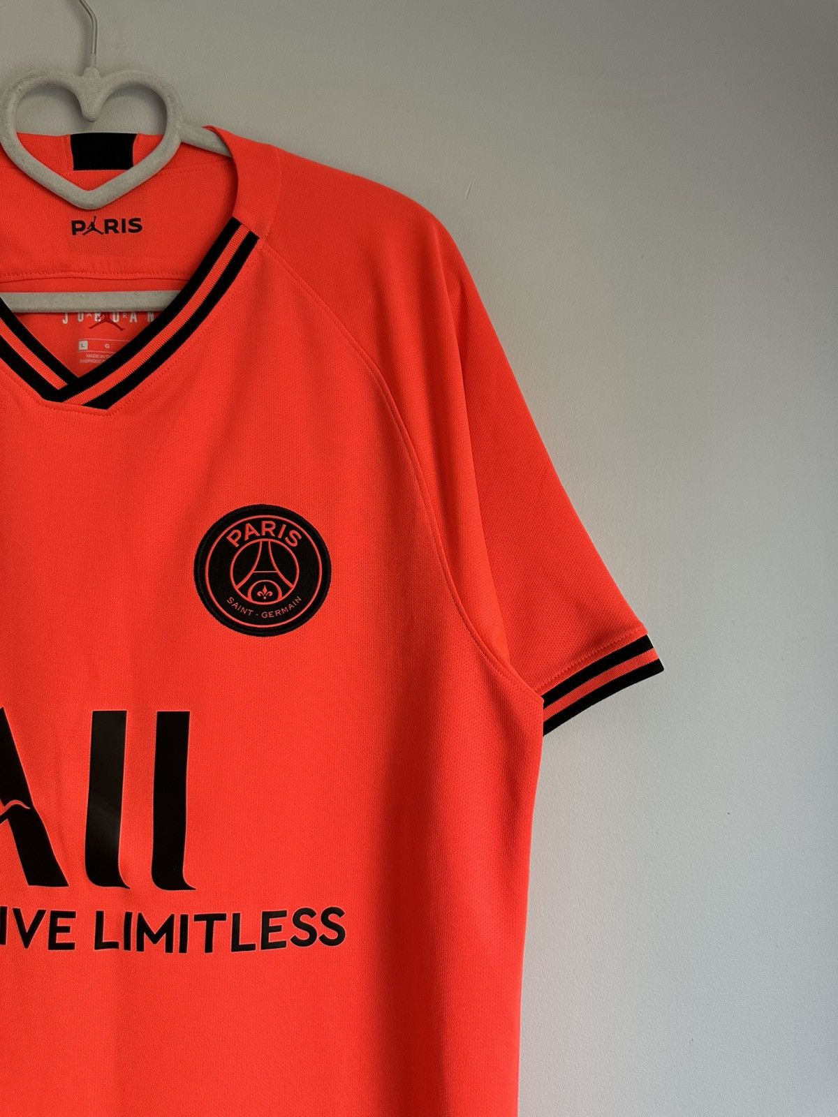 Jordan Brand PSG x Jordan 2019/20 Third Jersey Orange Size US L / EU 52-54 / 3 - 3 Thumbnail