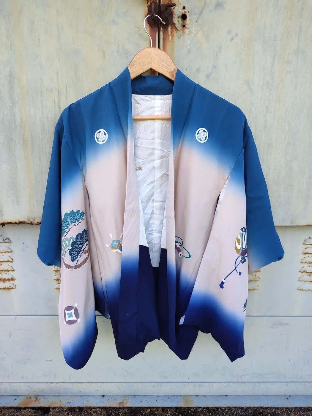 Vintage Vintage Japanese Haori Kimono Jacket with TreasureShip Print Size US M / EU 48-50 / 2 - 3 Thumbnail