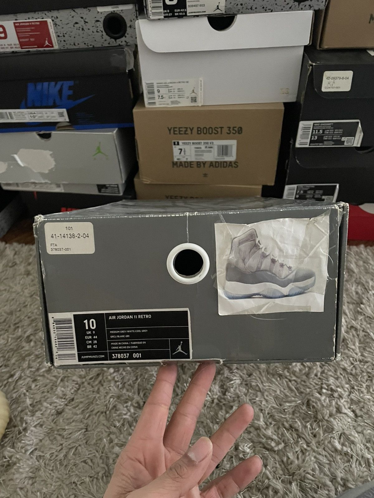 Jordan Brand Jordan 11 Cool Grey Size US 10 / EU 43 - 12 Thumbnail