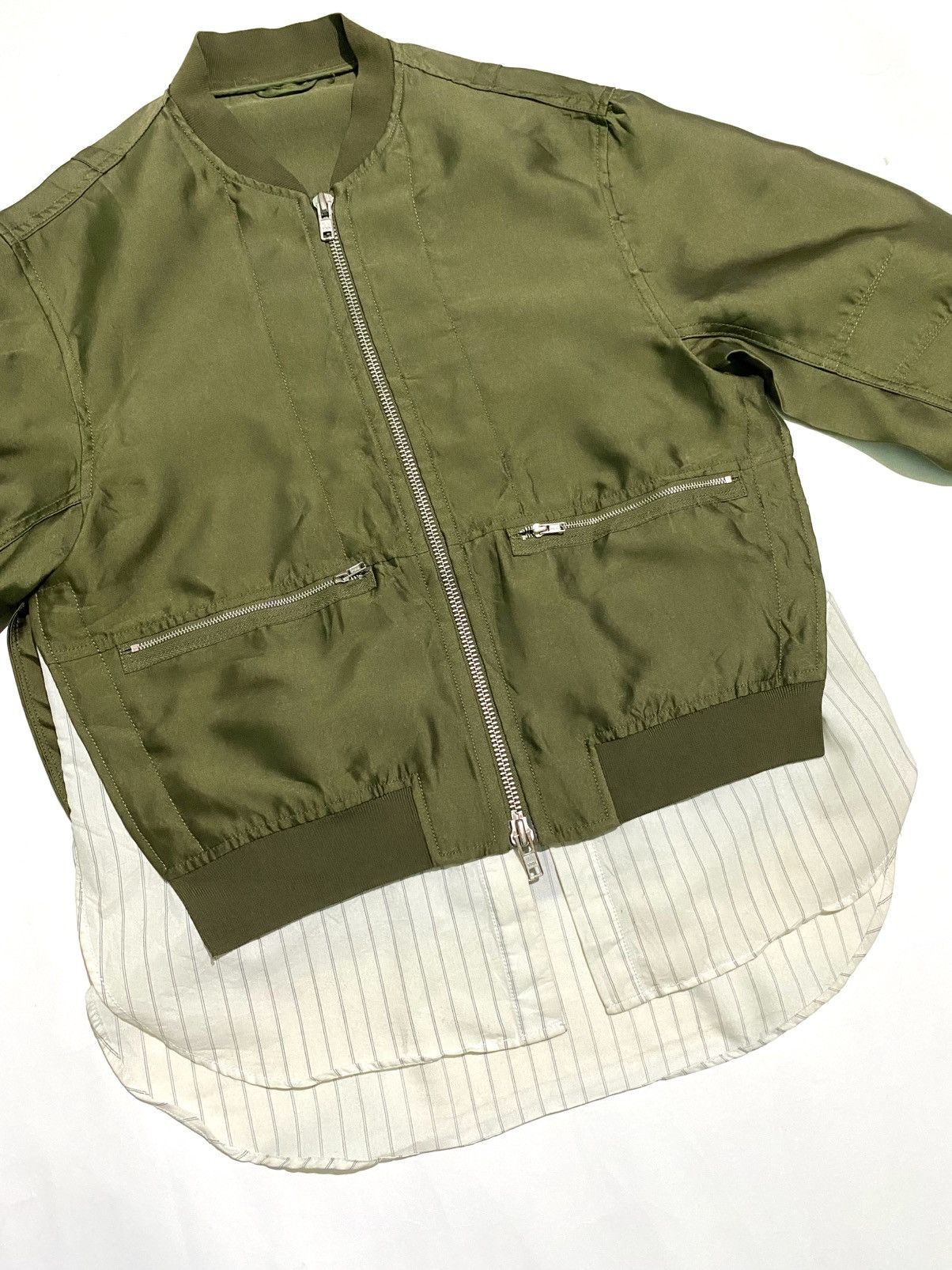 3.1 Phillip Lim 3.1 PHILLIP LIM LAYERED BOMBER JACKET Size S / US 4 / IT 40 - 3 Thumbnail