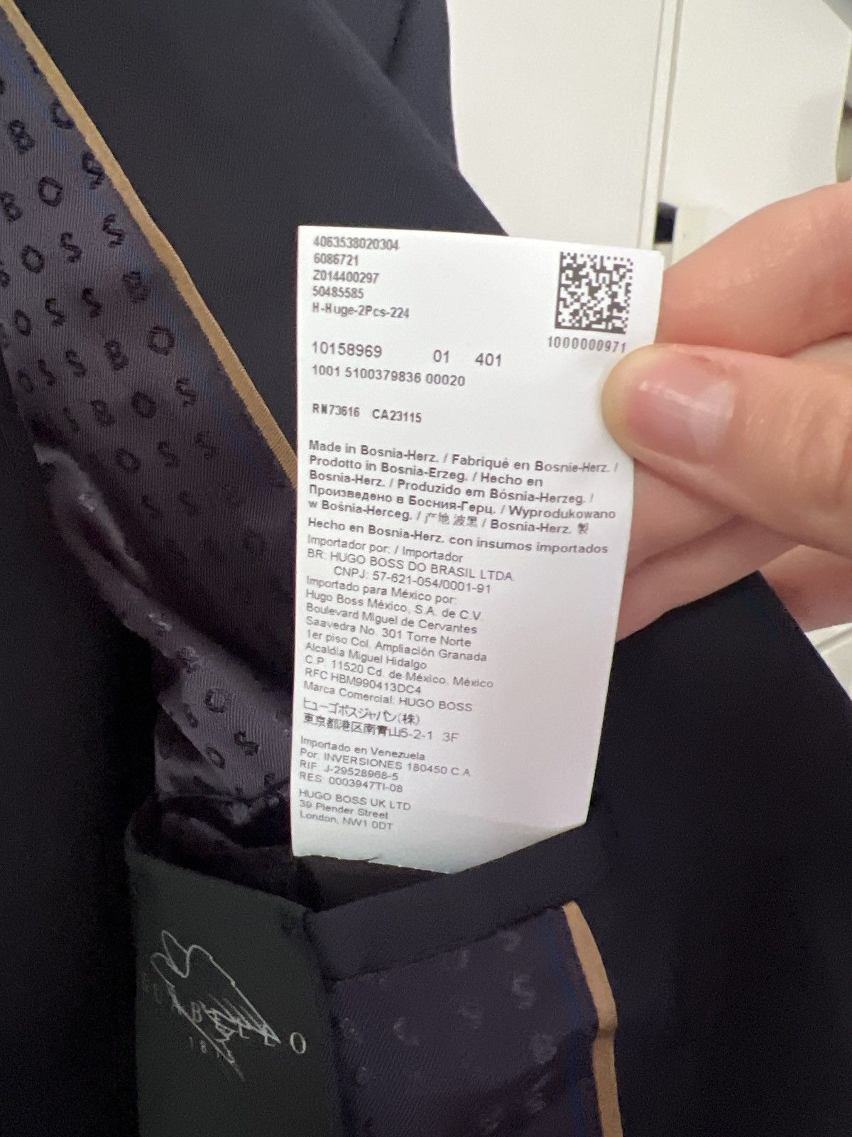 Hugo Boss Hugo Boss H-Huge Suit Super 120’s Guabello Wool 48EU/ 38R US Size 38R - 12 Thumbnail