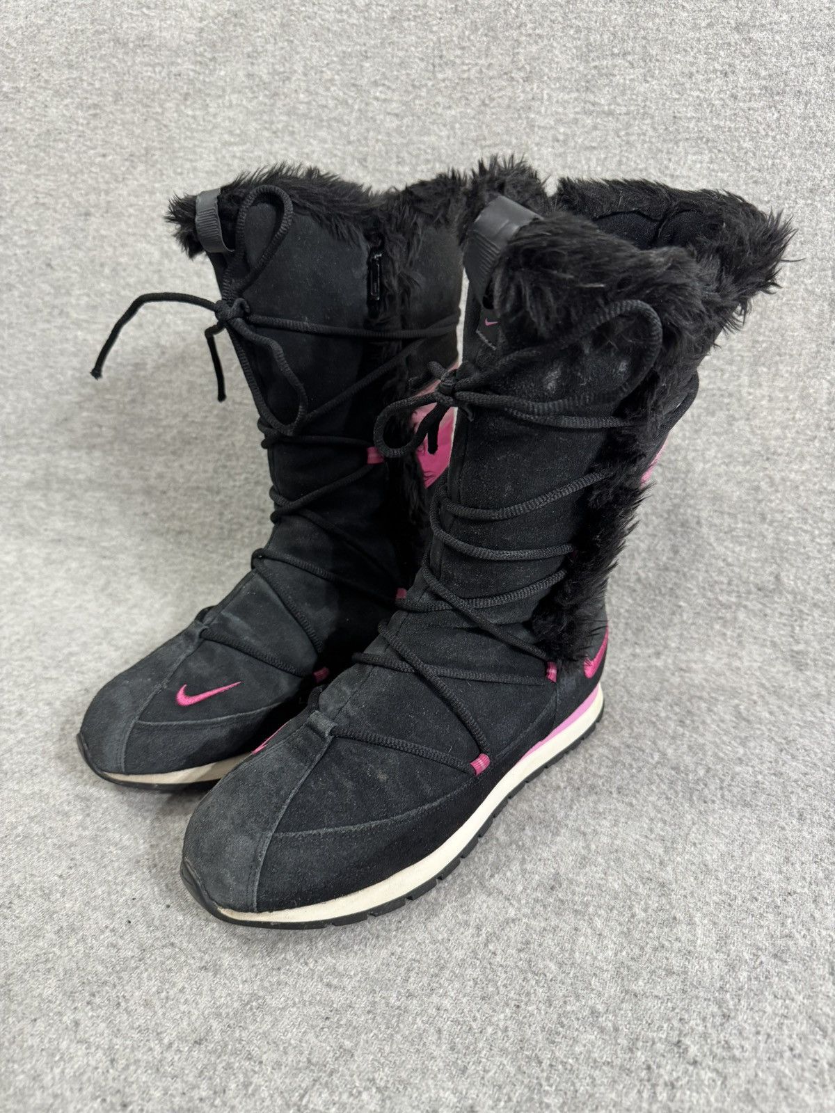 Nike Nike Winter Suede Faux Fur Boots Japan Y2K Trim 40,5 Size US 9 / IT 39 - 6 Thumbnail