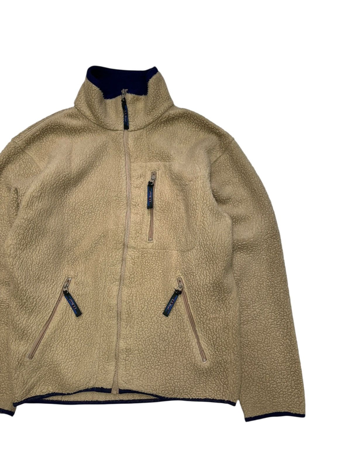 L.L. Bean RARE🔥VINTAGE L.L. BEAN DEEP PILED SHERPA FLEECE JACKET Size US M / EU 48-50 / 2 - 6 Thumbnail