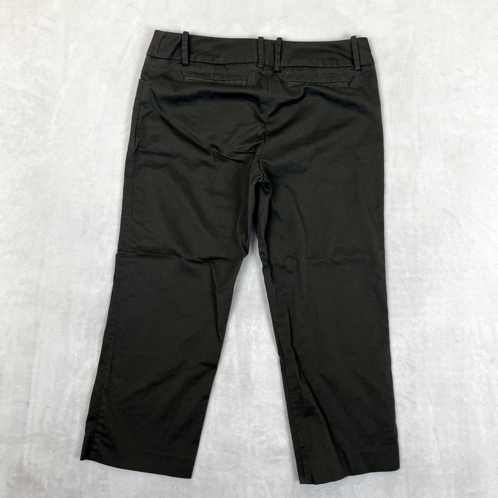 Mossimo VINTAGE Mossimo Capri Pants Womens 6 Green Twill Chino Stretch Crop Y2K Size 28" / US 6 / IT 42 - 5 Thumbnail