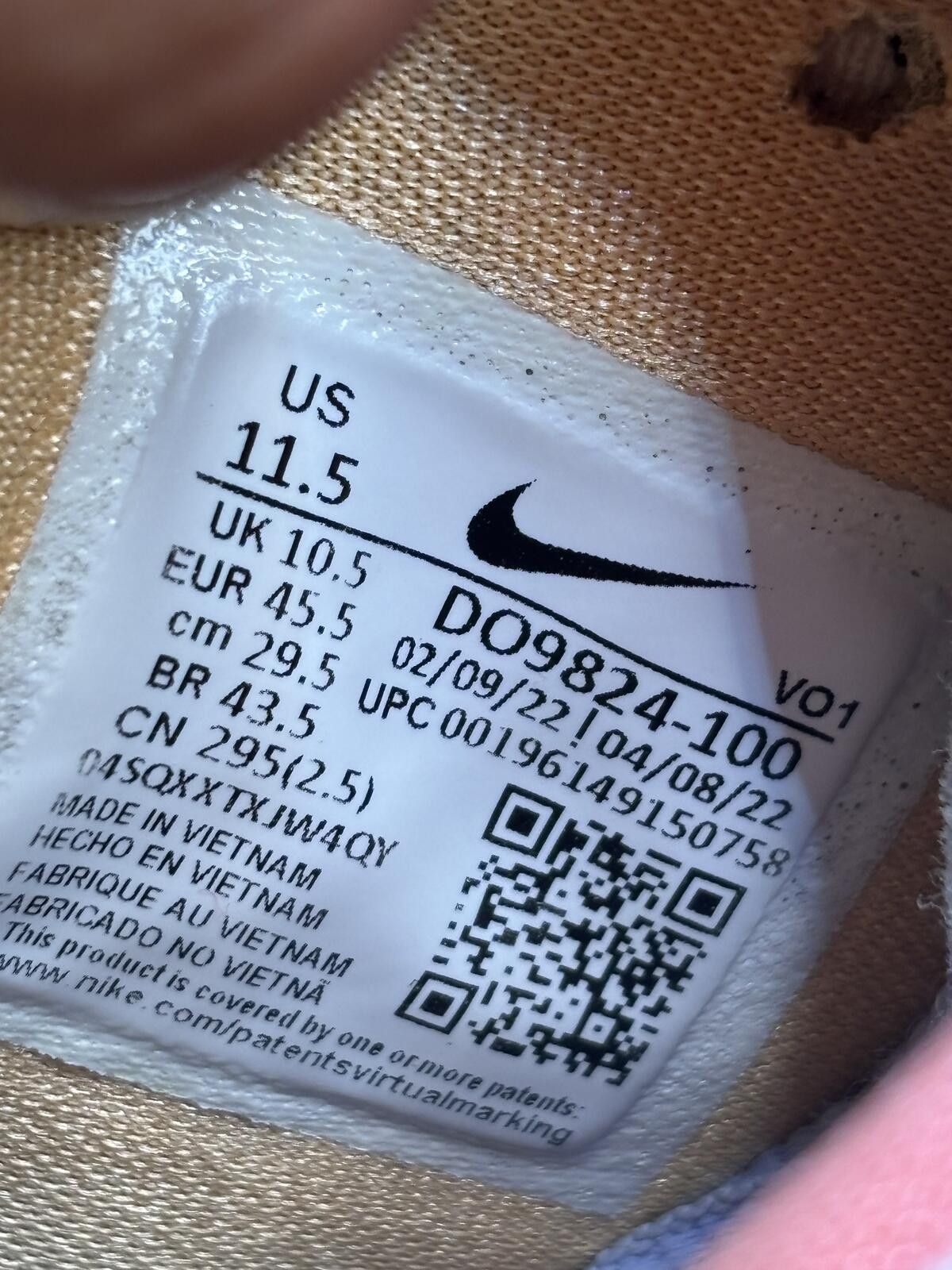 Nike Nike PG 6 painted swoosh Size US 11.5 / EU 44-45 - 6 Thumbnail