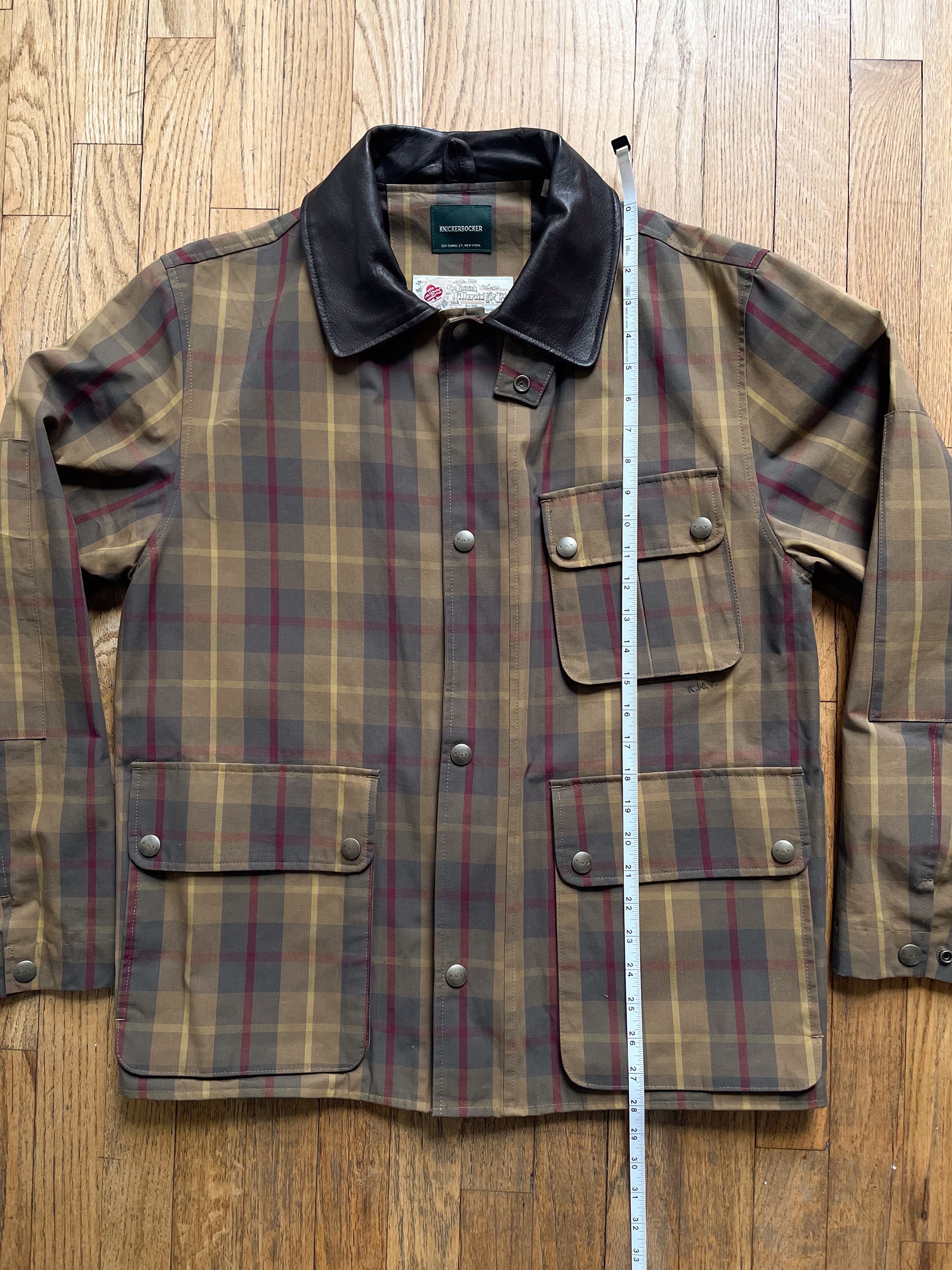 Knickerbocker Mfg Co Knickerbocker x Millerain Tartan Waxed Cotton Chore Coat Size US M / EU 48-50 / 2 - 8 Thumbnail