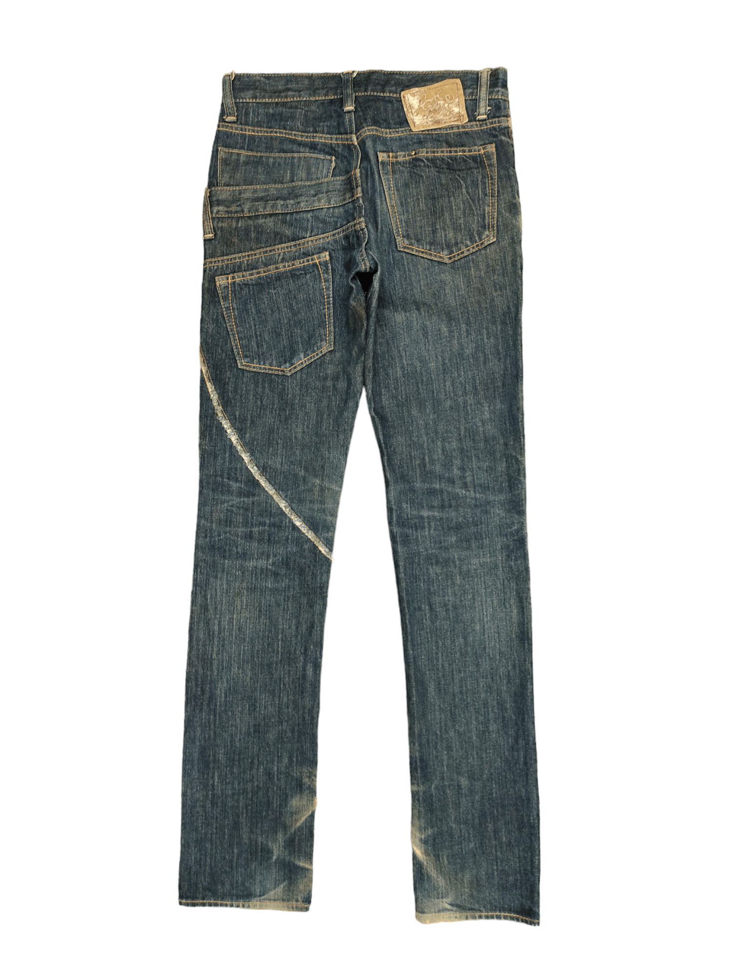 Kapital Antgauge Double Waist Cut & Sew Denim Jeans Hysterics Style Size US 30 / EU 46 - 10 Thumbnail