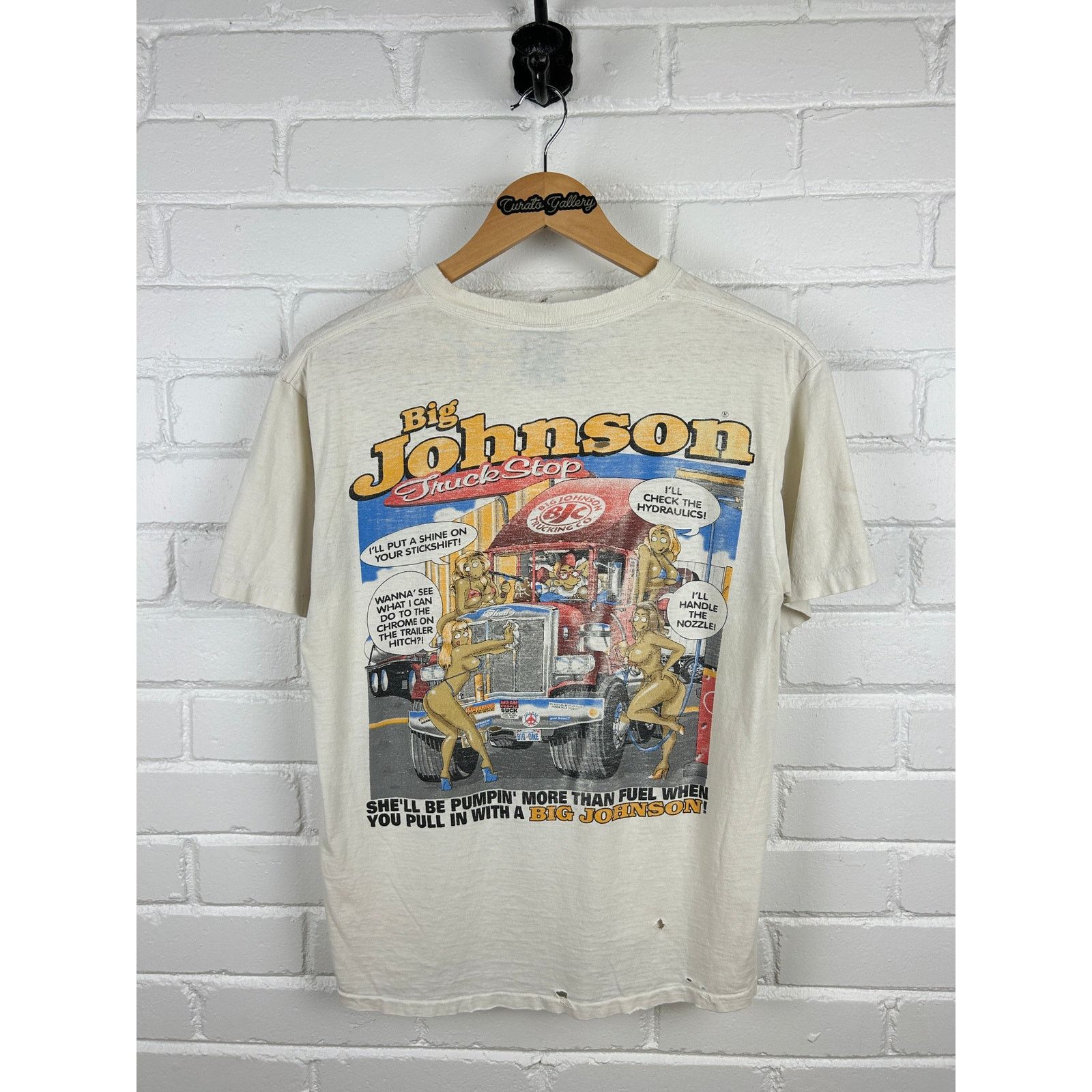 Vintage Vintage 90s Big Johnson Truck Stop Pull It In T