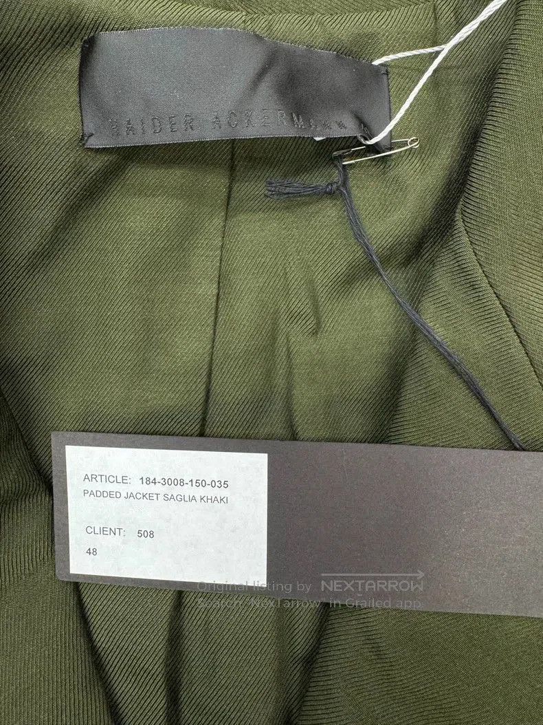 Haider Ackermann HAIDER ACKERMANN Loose Fit Cotton Coat. Size US L / EU 52-54 / 3 - 5 Thumbnail