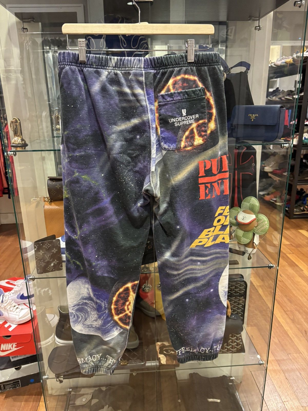 Public Enemy × Supreme × Undercover Supreme Undercover Public Enemy Sweatpants Size US 30 / EU 46 - 2 Thumbnail