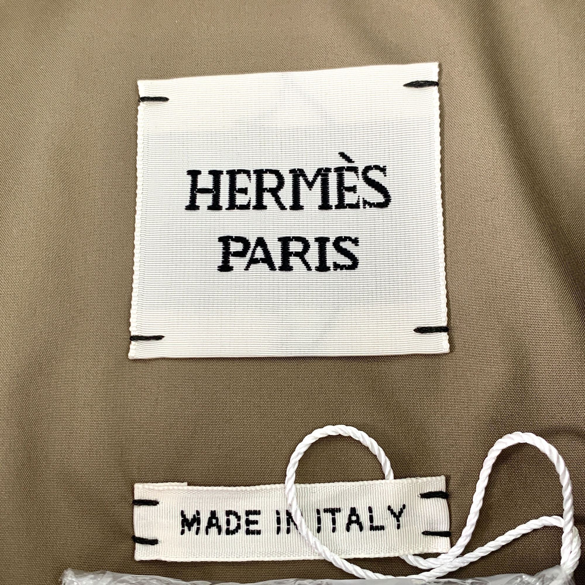 Hermes Hermès Paris Womens Quilted Chain Pattern Jacket Size 38 Size XS / US 0-2 / IT 36-38 - 7 Thumbnail