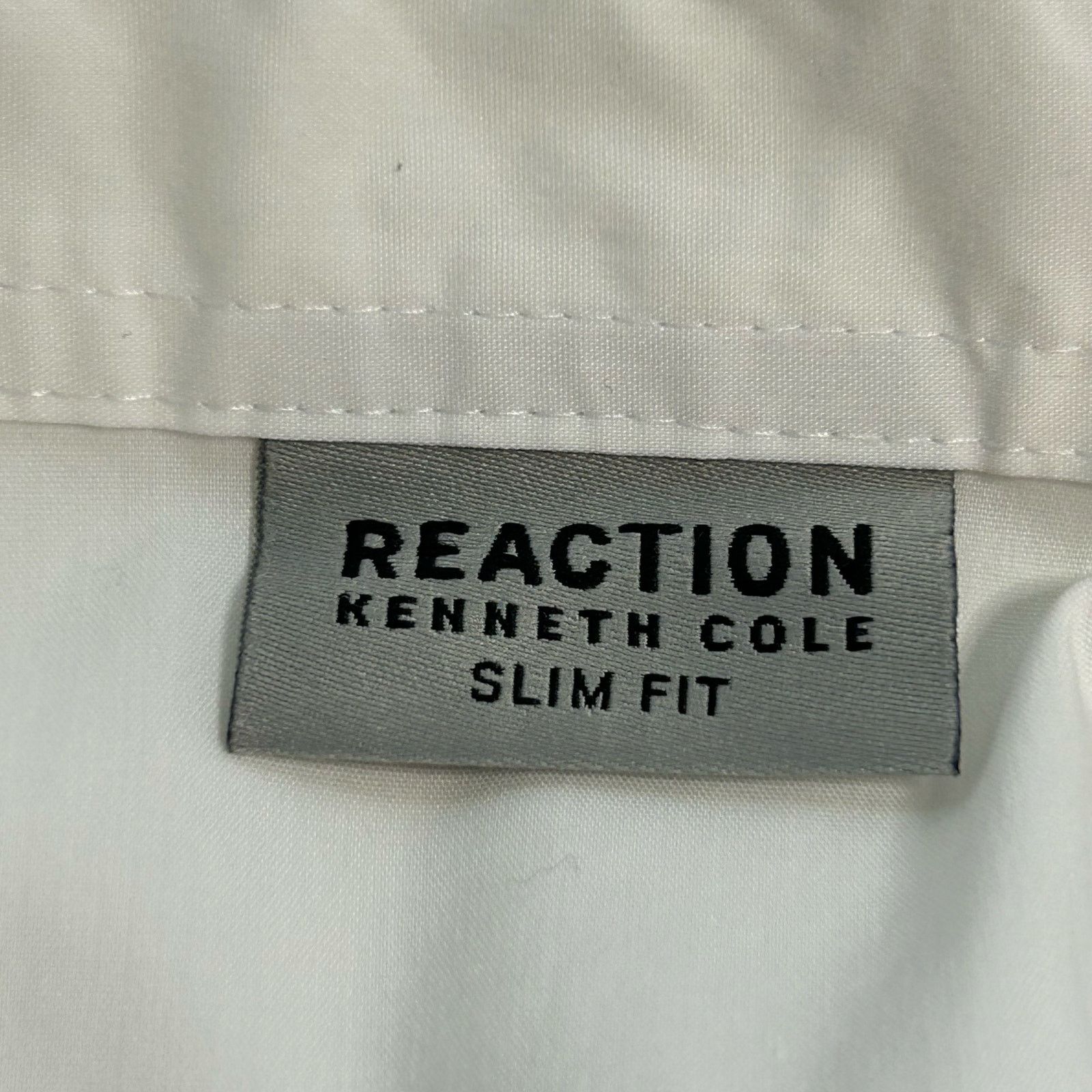 Kenneth Cole Kenneth Cole Reaction 17 36/37 White Button Down Shirt Size US XL / EU 56 / 4 - 11 Thumbnail
