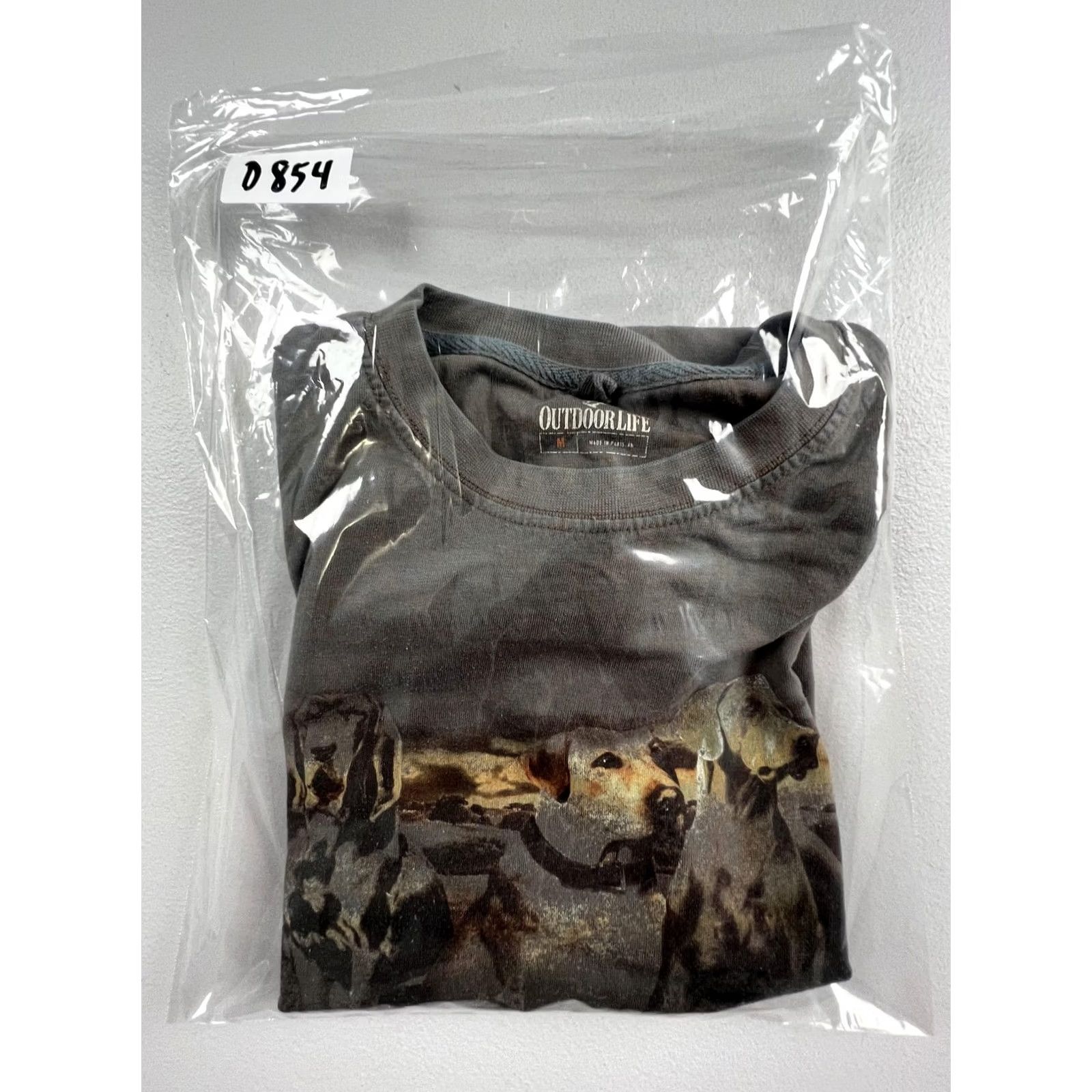 Alife Outdoor Life Shirt Mens M Gray Band Of Brothers Hunting Dog Graphic Tee Size US M / EU 48-50 / 2 - 8 Thumbnail