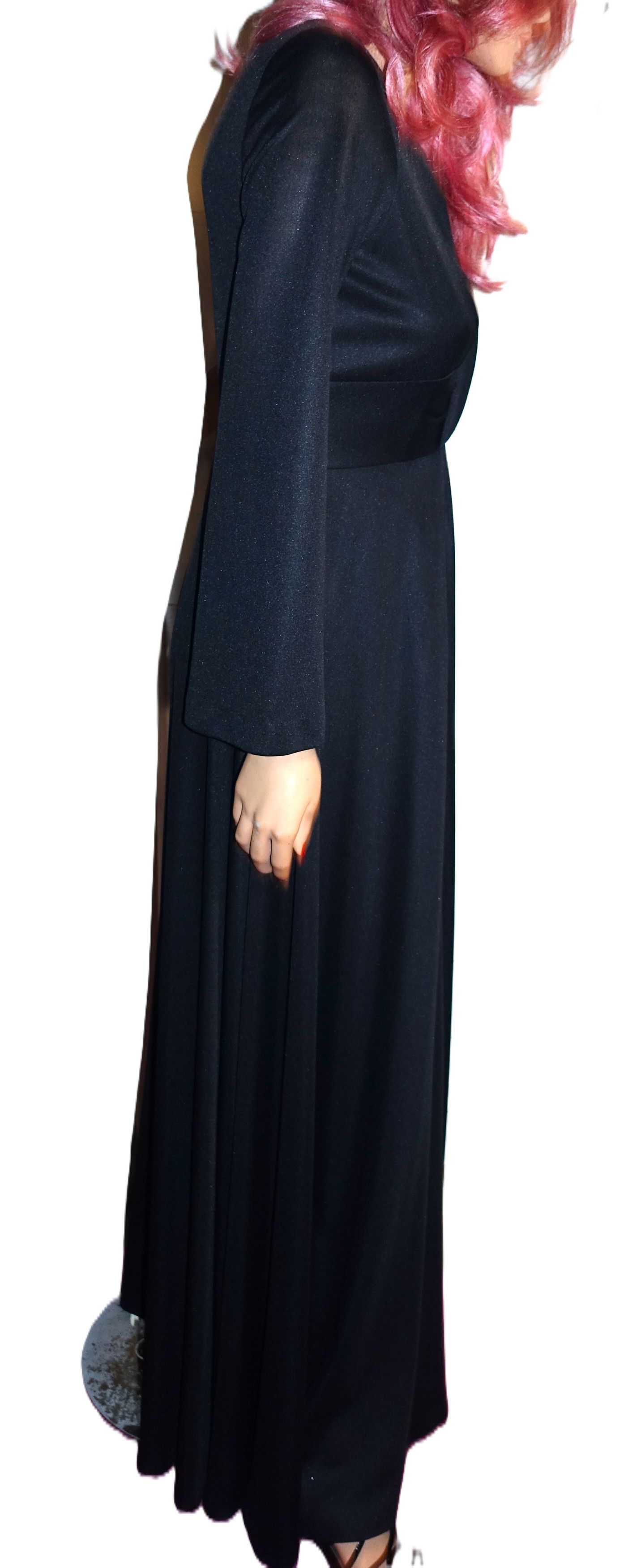 Vintage Vintage Black Maxi Dress M Size M / US 6-8 / IT 42-44 - 7 Thumbnail
