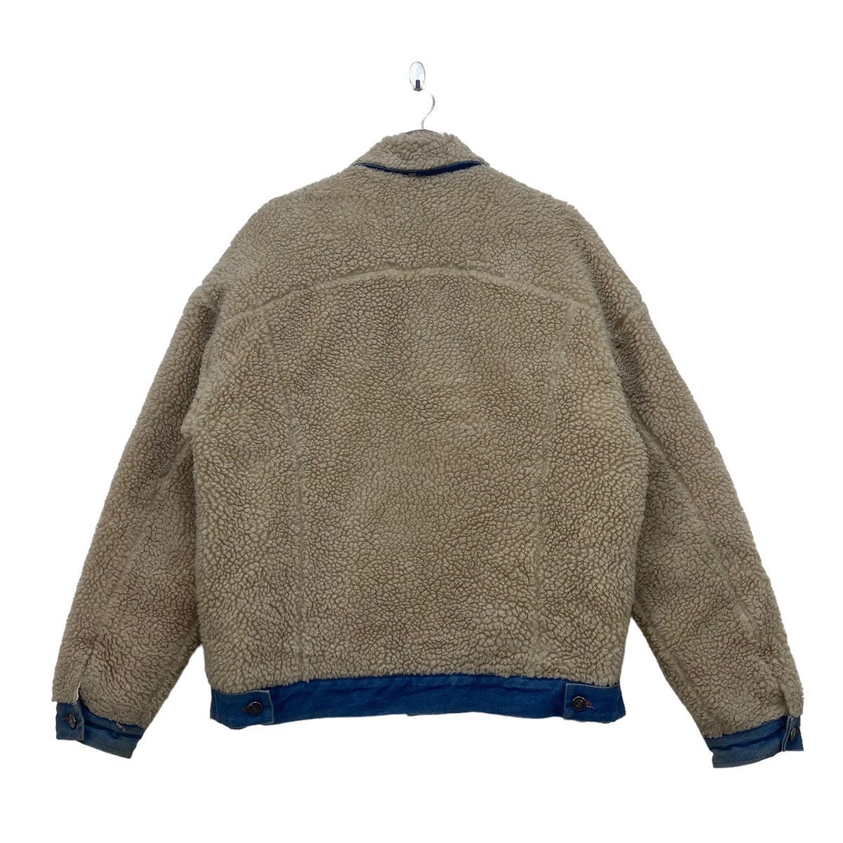 Japanese Brand 🔥Iconic Stylish Street Fashion Denim Sherpa Trucker Size US M / EU 48-50 / 2 - 4 Thumbnail