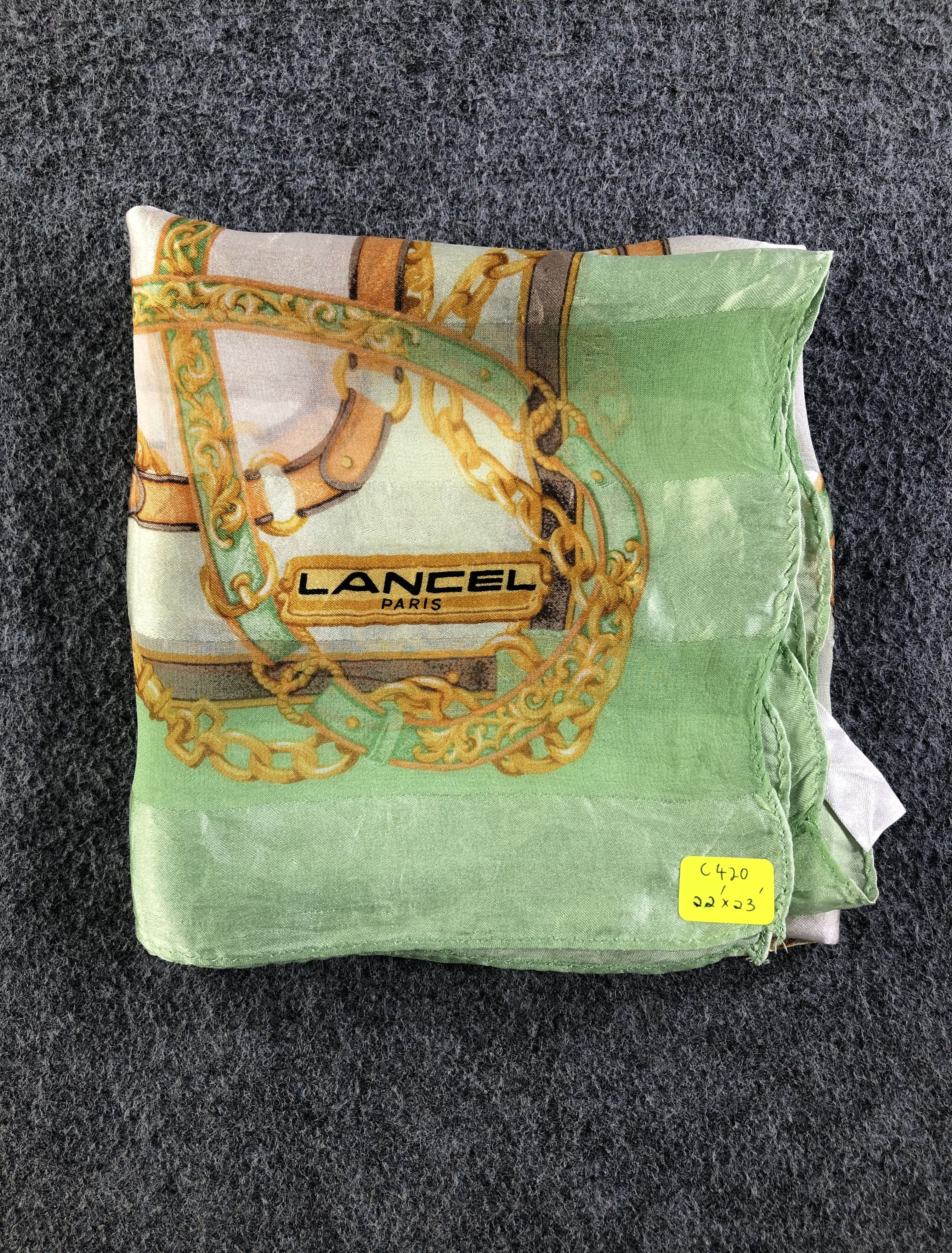 Lancel Lancel Handkerchief / Scarf / Bandana / Neckerchief C420 Size ONE SIZE - 6 Thumbnail