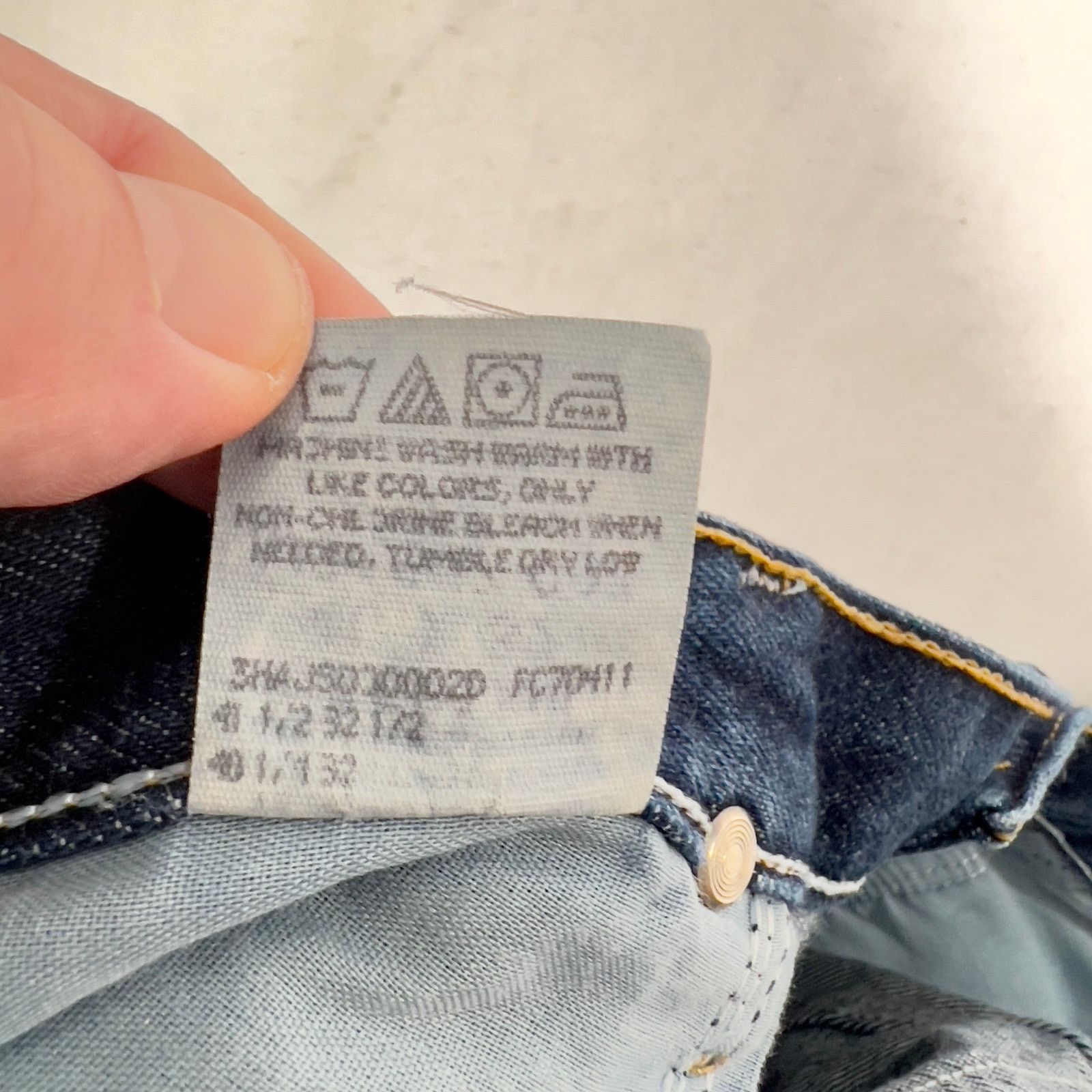 Wrangler Wrangler Jeans Mens W40 x L32 Dark Wash Blue Style # 96501MR Size US 40 / EU 56 - 9 Thumbnail