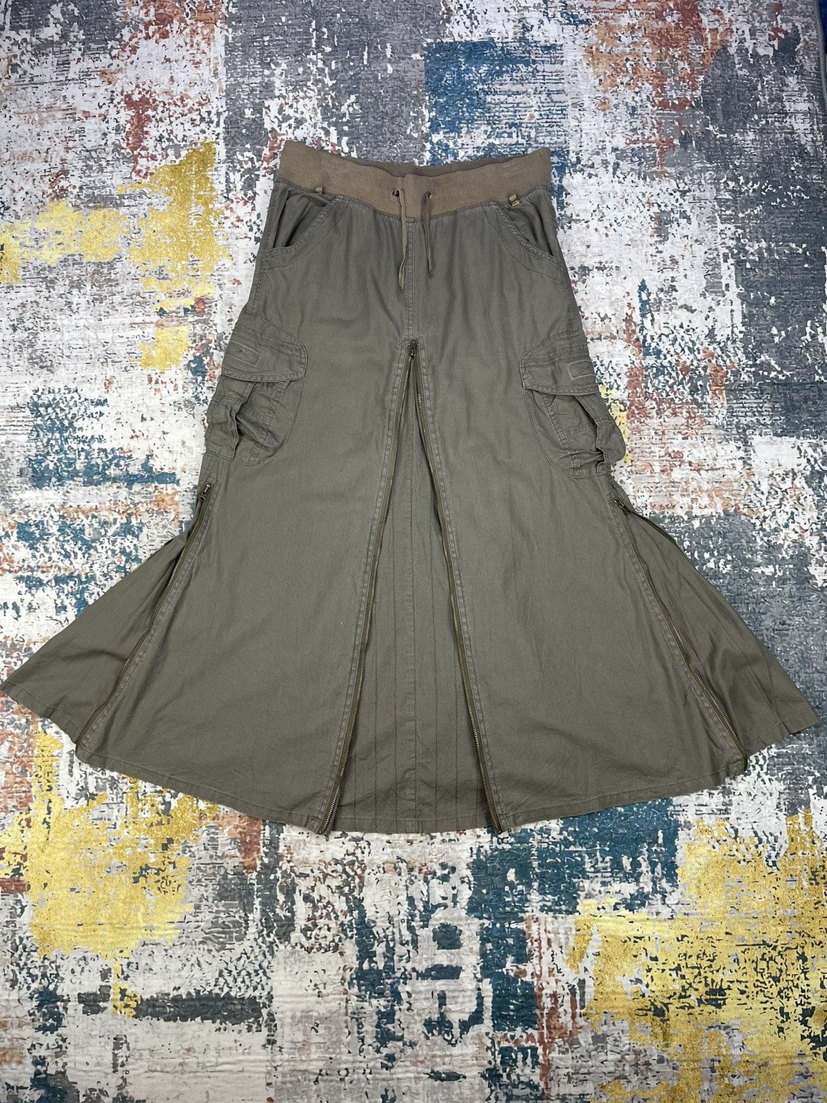 Le Grande Bleu (L.G.B.) Steals🔥G.O.A Styles Flared Cargo Skirts Size 31" - 3 Thumbnail