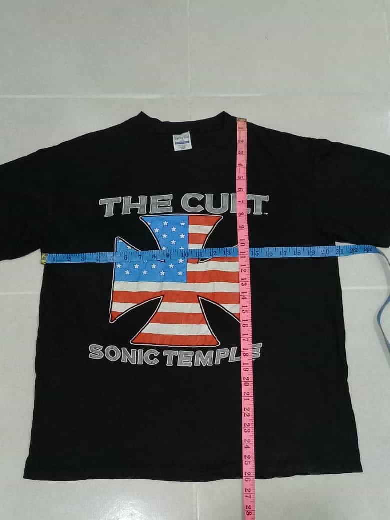 Band Tees × Vintage VINTAGE THE CULT SONIC TEMPLE 1989 BAND TEES Size US XL / EU 56 / 4 - 12 Thumbnail