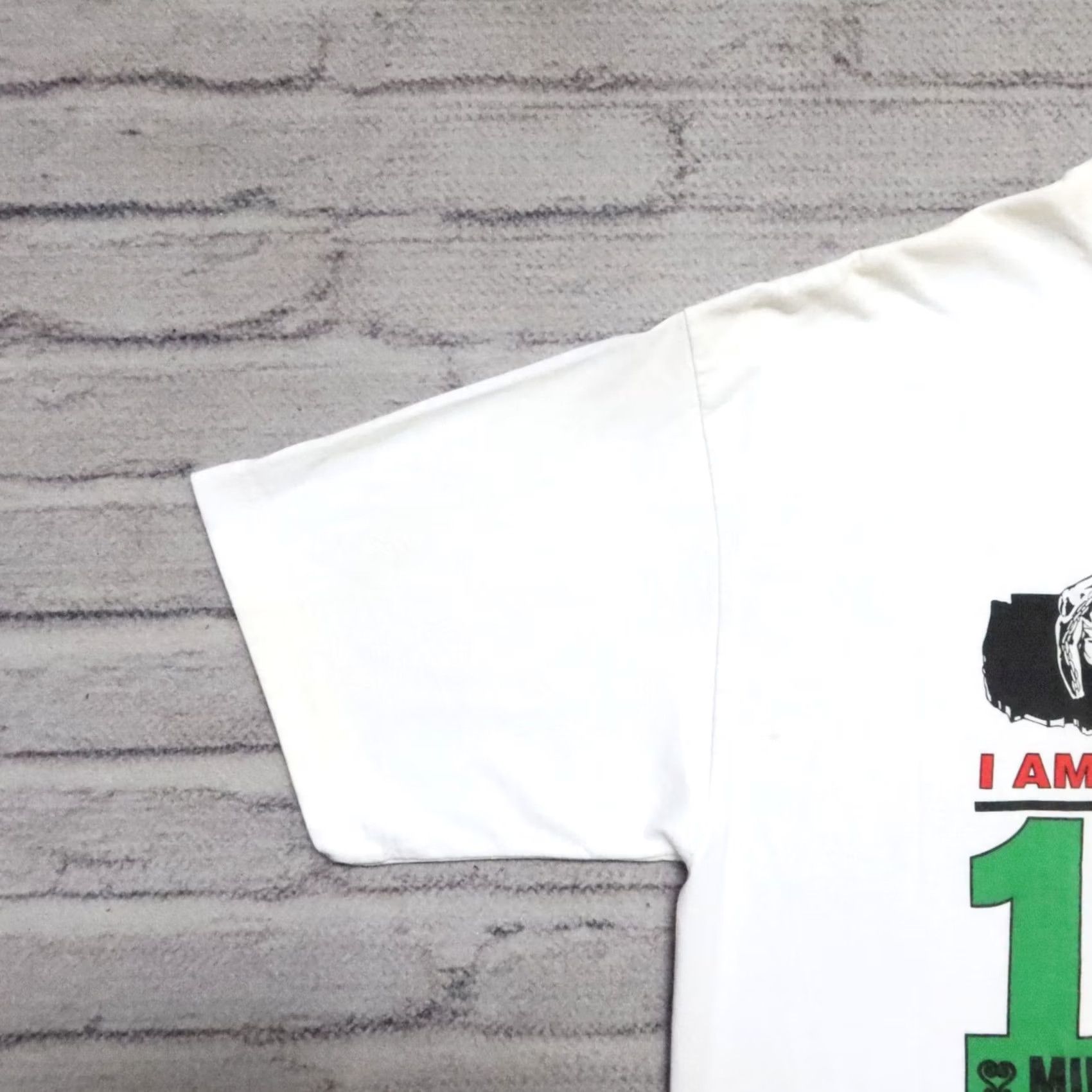 Vintage VINTAGE Million Man March T-Shirt XL White Mens Shirt Size US XL / EU 56 / 4 - 4 Thumbnail
